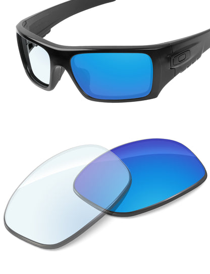 Sky Blue FlashMirror™ Photochromic-Non-Polarized