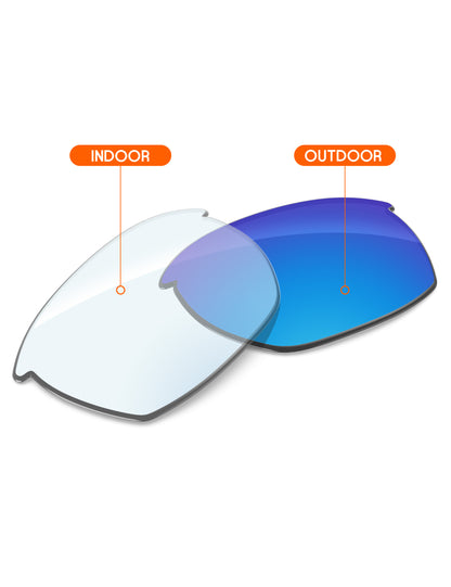 Sky Blue FlashMirror™ Photochromic-Non-Polarized