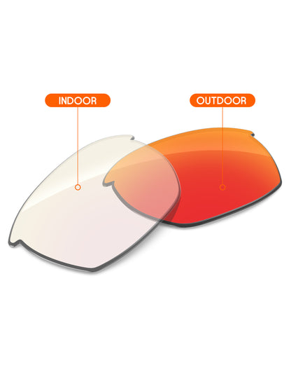 Fire Red FlashMirror™ Photochromic-Non-Polarized