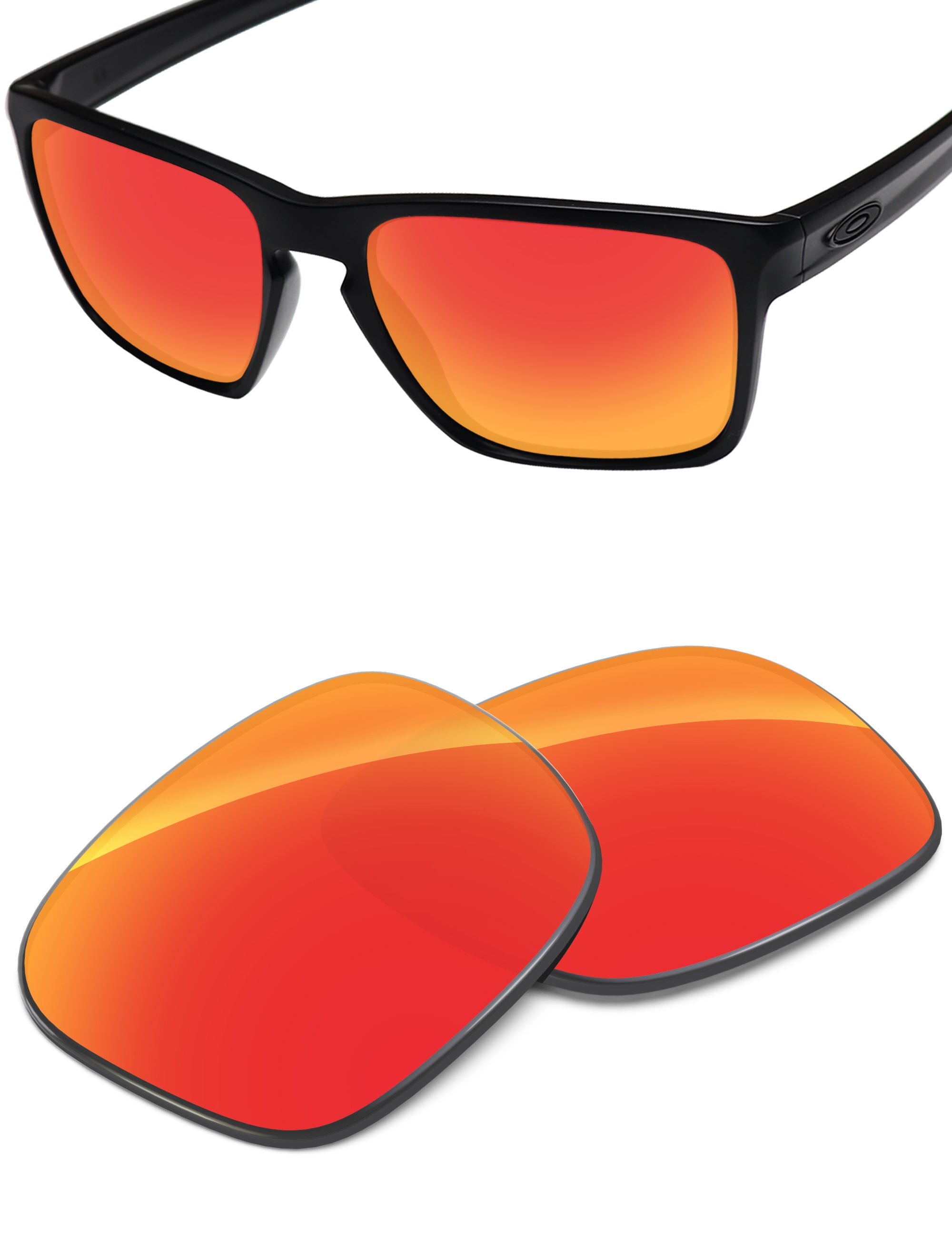 Fire Red FlashMirror™-Non-Polarized