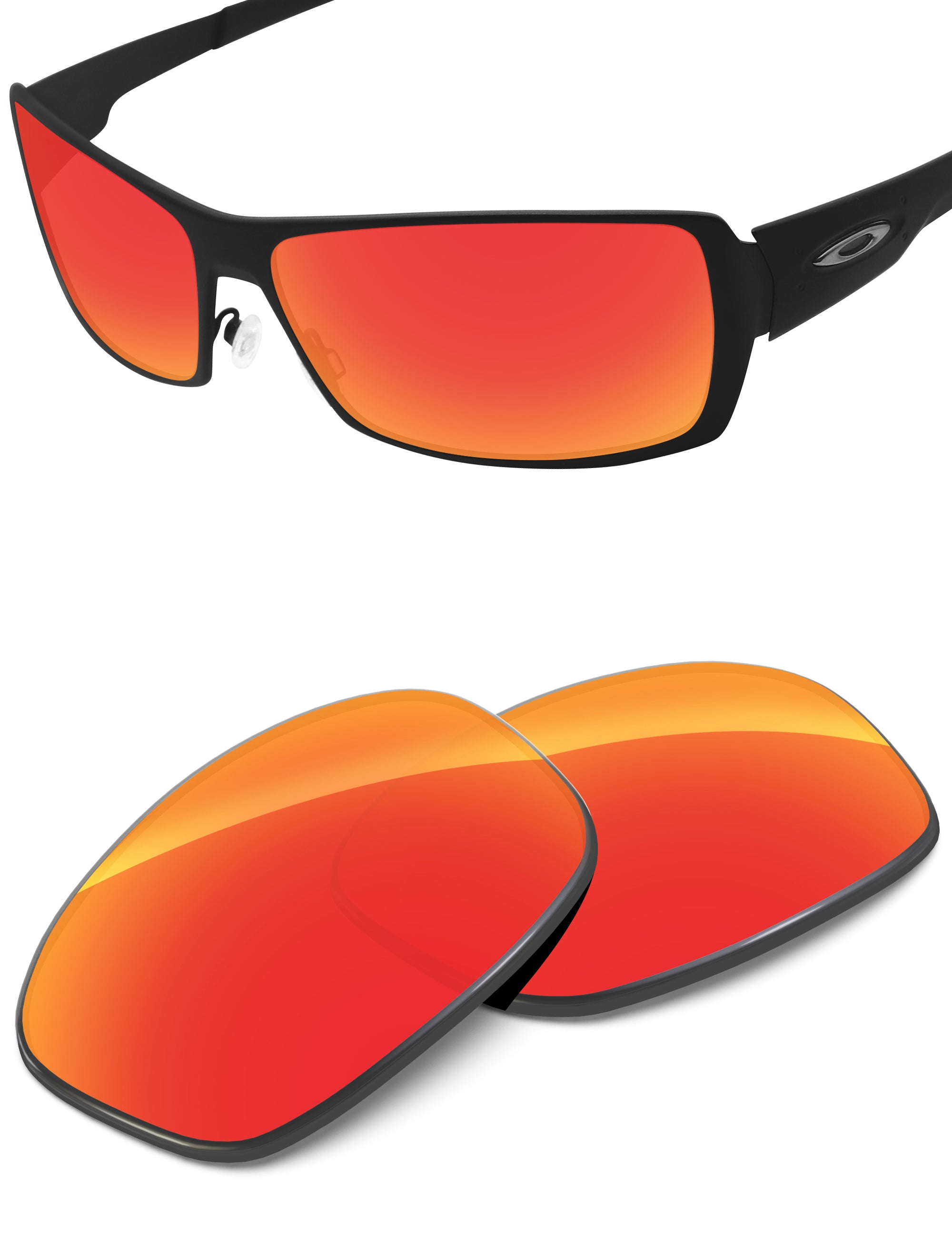 Fire Red FlashMirror™-Non-Polarized