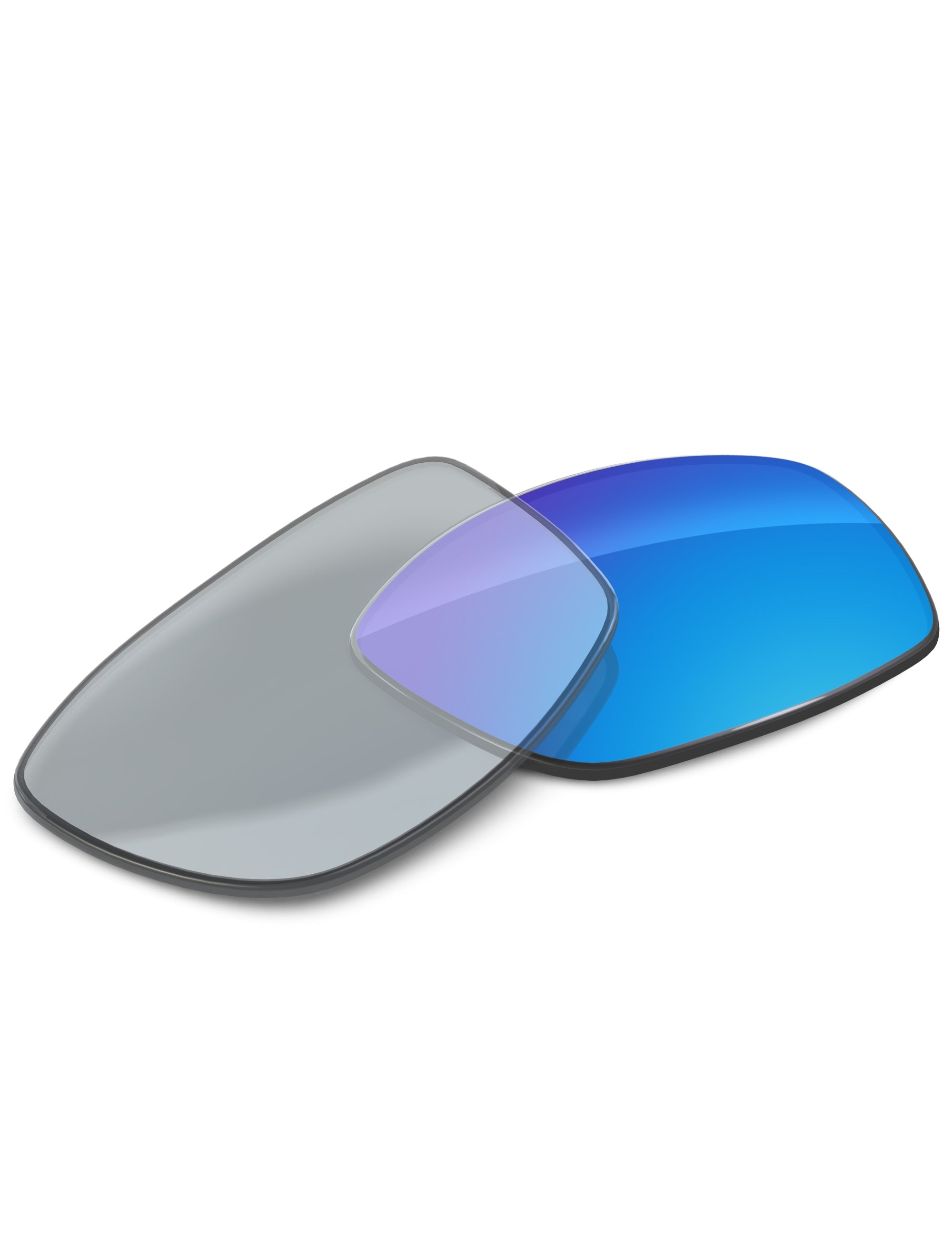 Sky Blue FlashMirror™ Photochromic-Non-Polarized