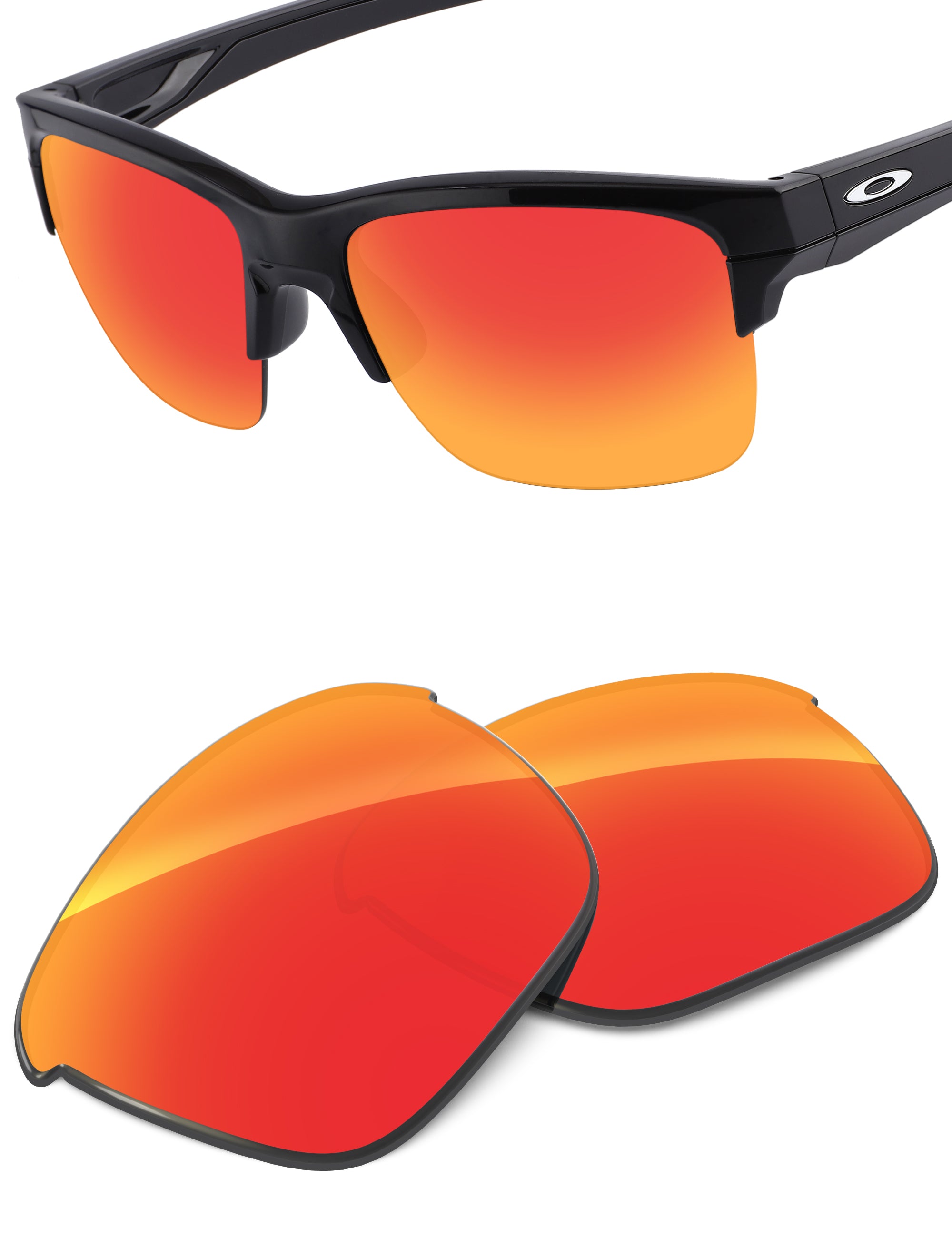 Fire Red FlashMirror™-Non-Polarized