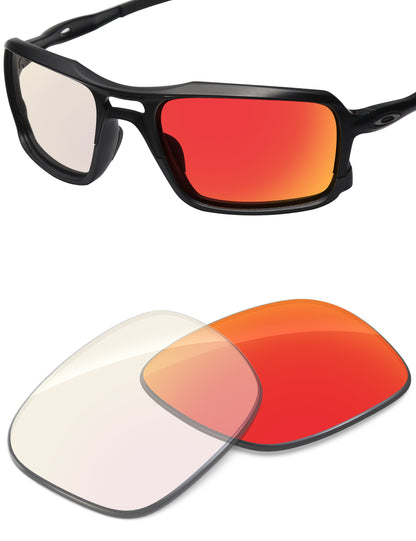 Fire Red FlashMirror™ Photochromic-Non-Polarized
