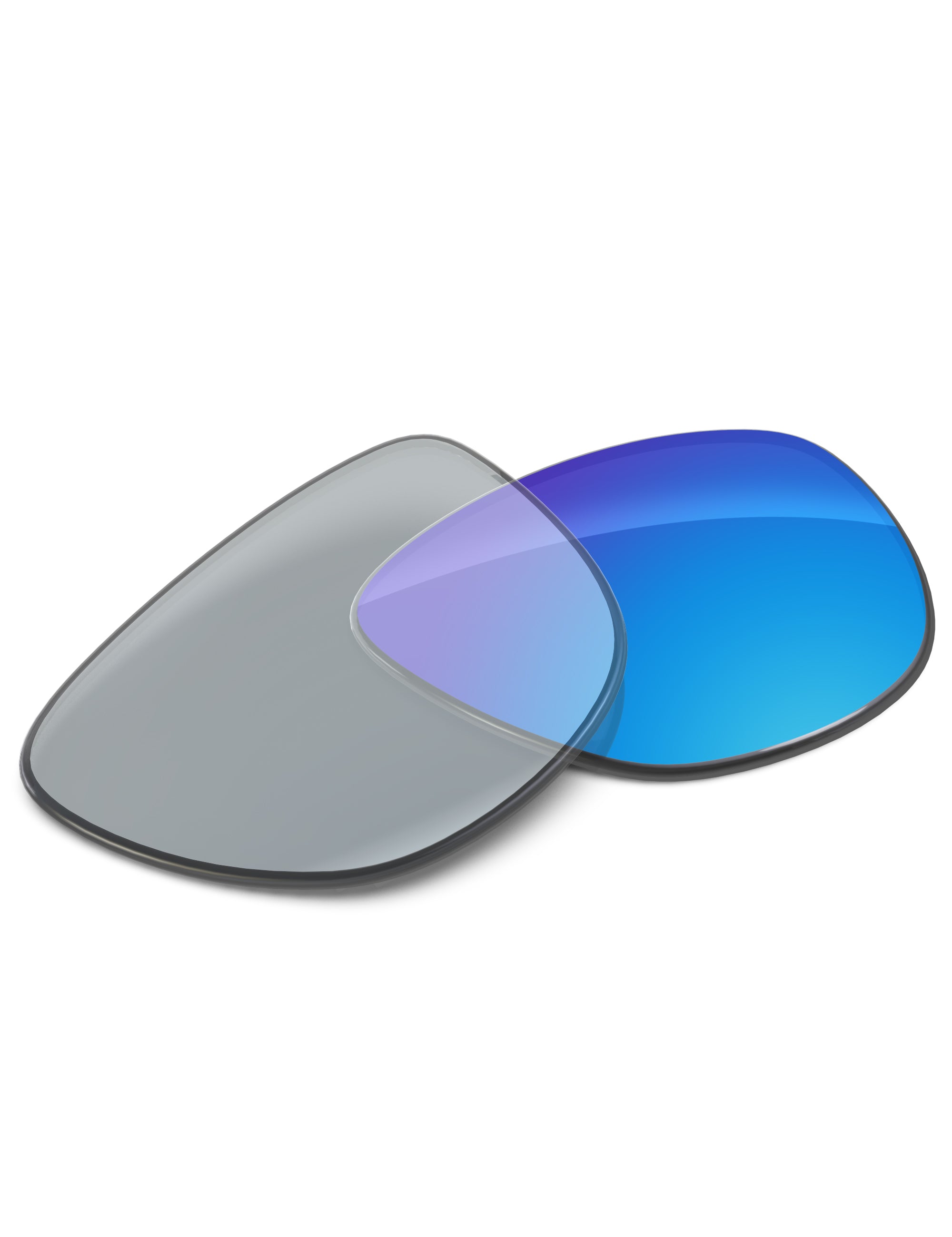 Sky Blue FlashMirror™ Photochromic-Non-Polarized