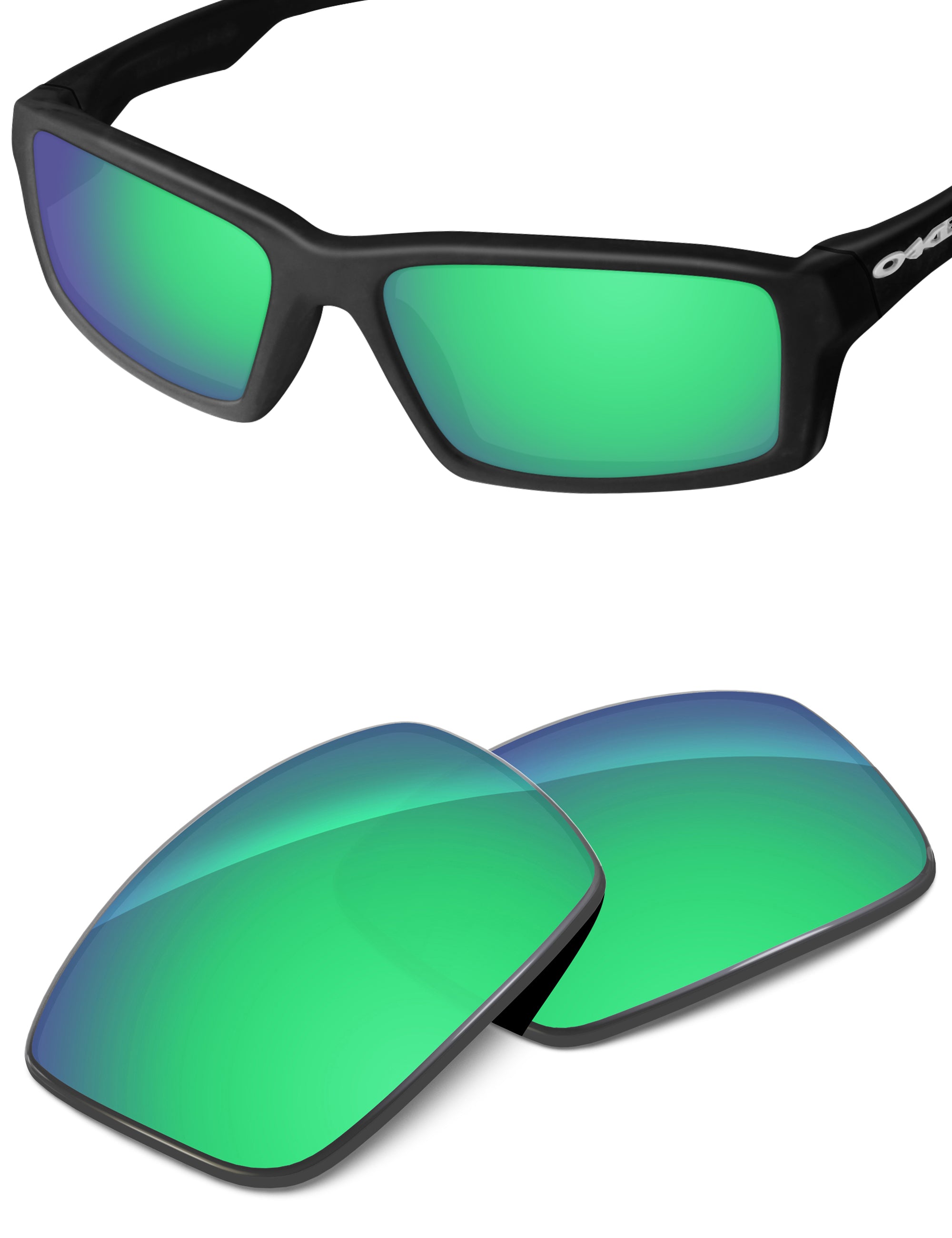 Emerald Green FlashMirror™-Non-Polarized