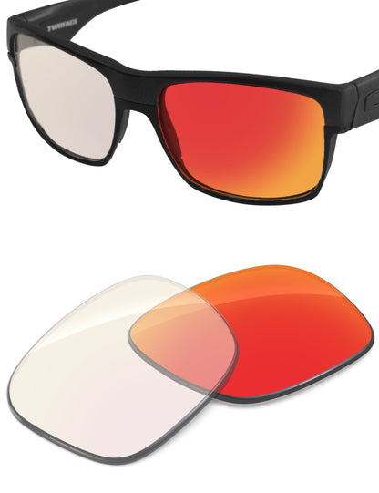 Fire Red FlashMirror™ Photochromic-Non-Polarized