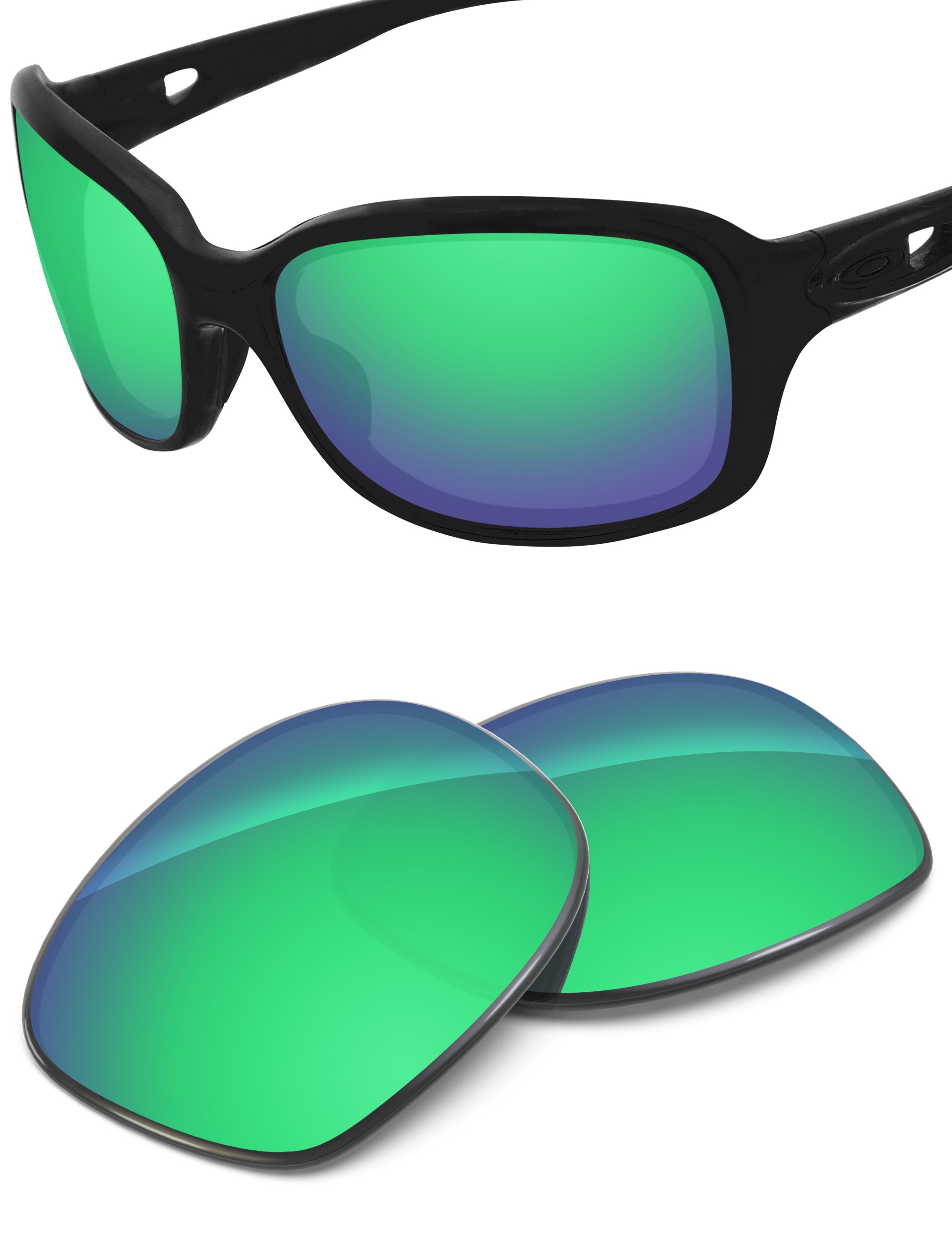 Emerald Green FlashMirror™-Non-Polarized