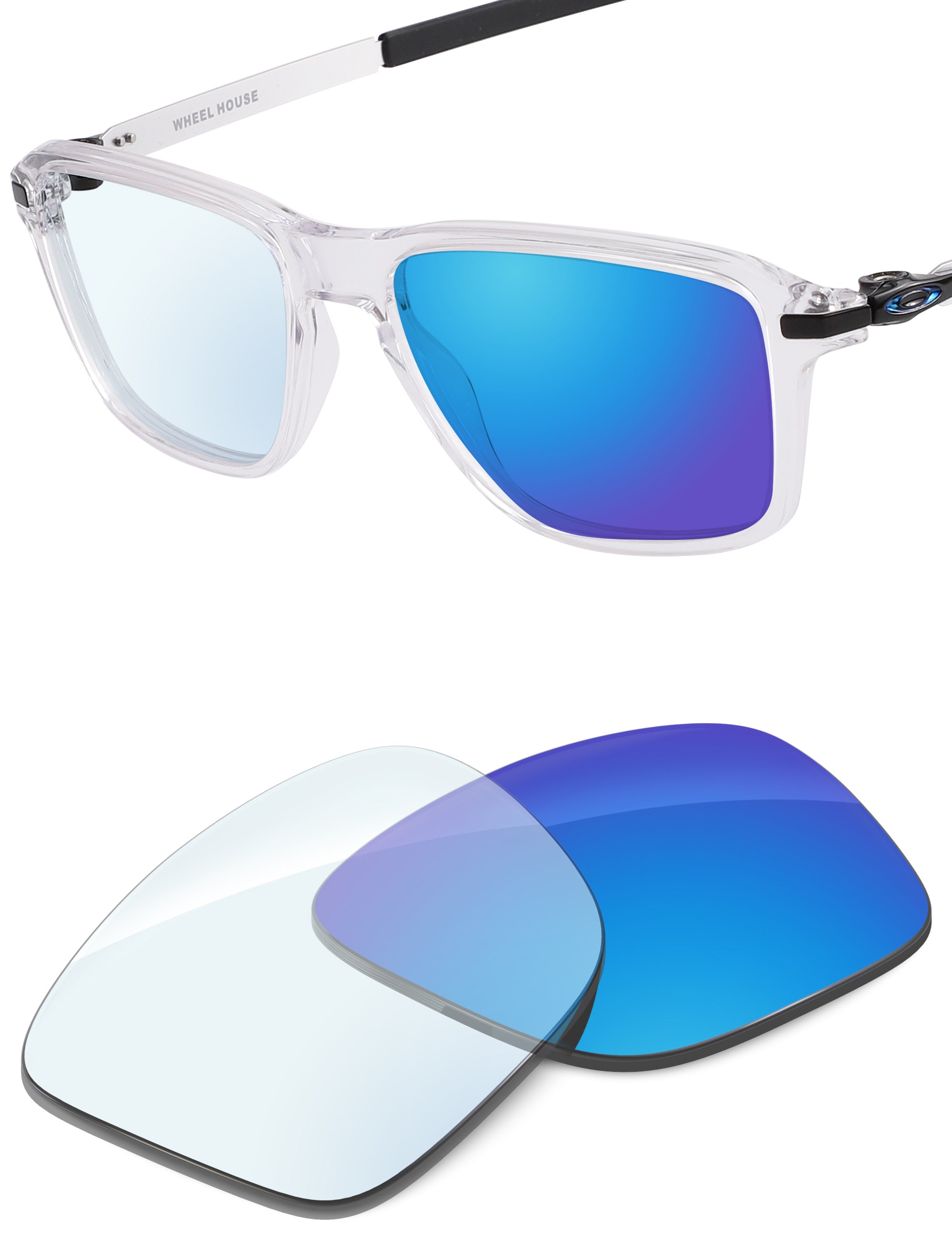 Sky Blue FlashMirror™ Photochromic-Non-Polarized