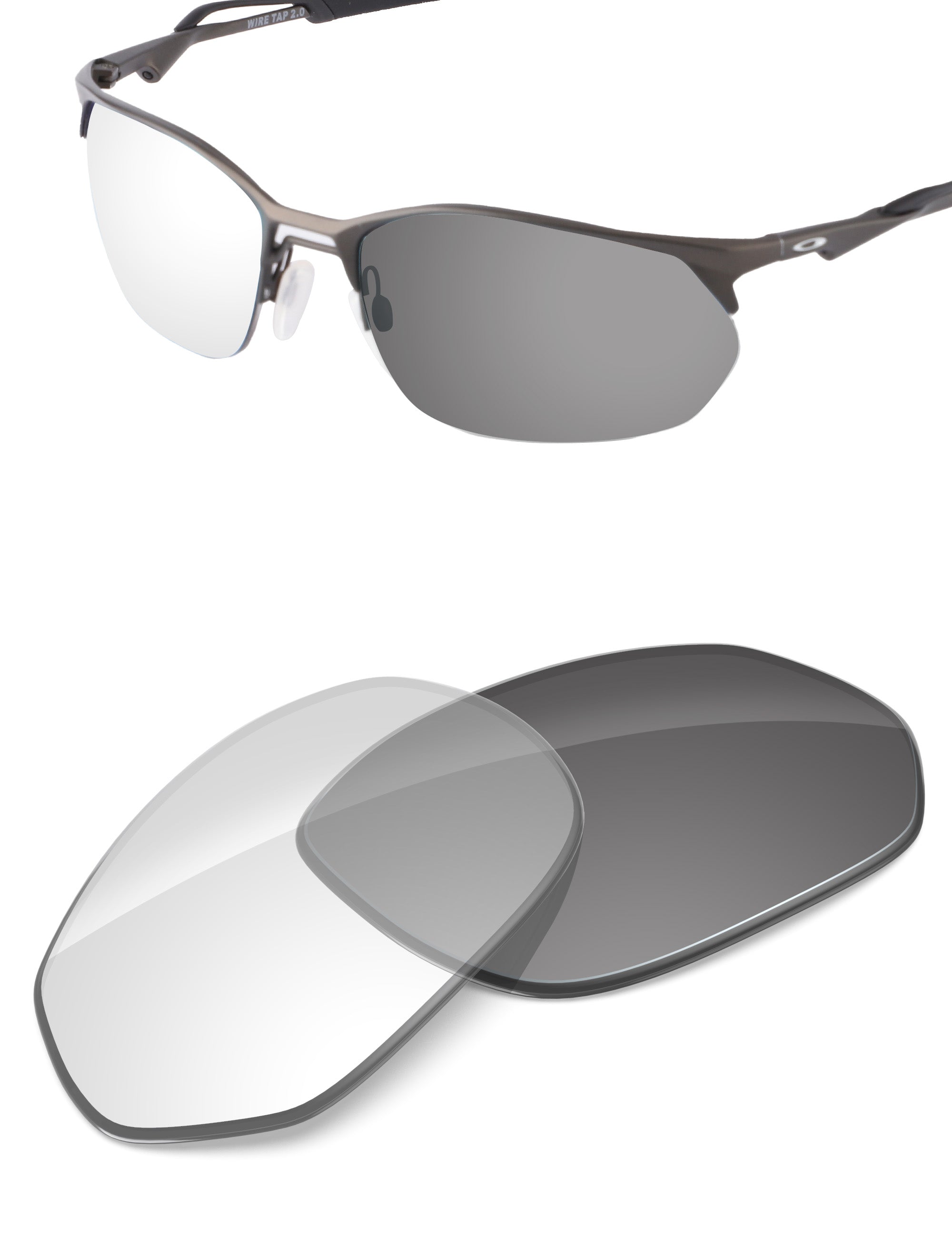 Adapt Gray Photochromic Blue Light Blocking-Non-Polarized