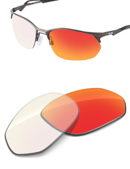 Fire Red FlashMirror™ Photochromic-Non-Polarized