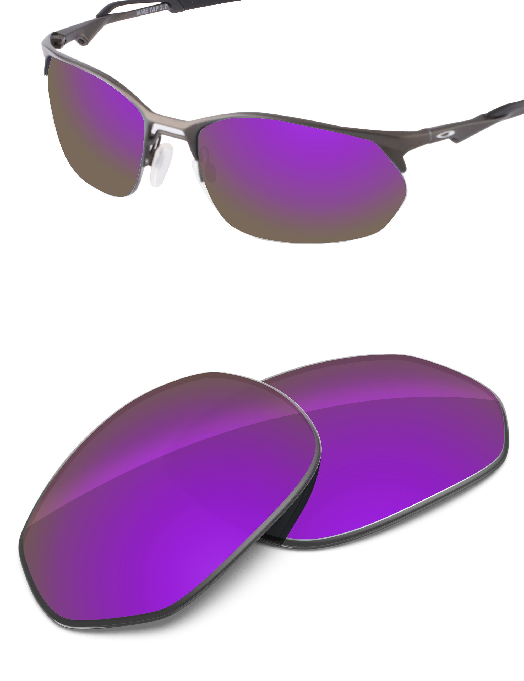 Plum Purple FlashMirror™-Non-Polarized