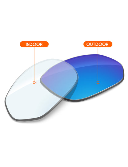 Sky Blue FlashMirror™ Photochromic-Non-Polarized