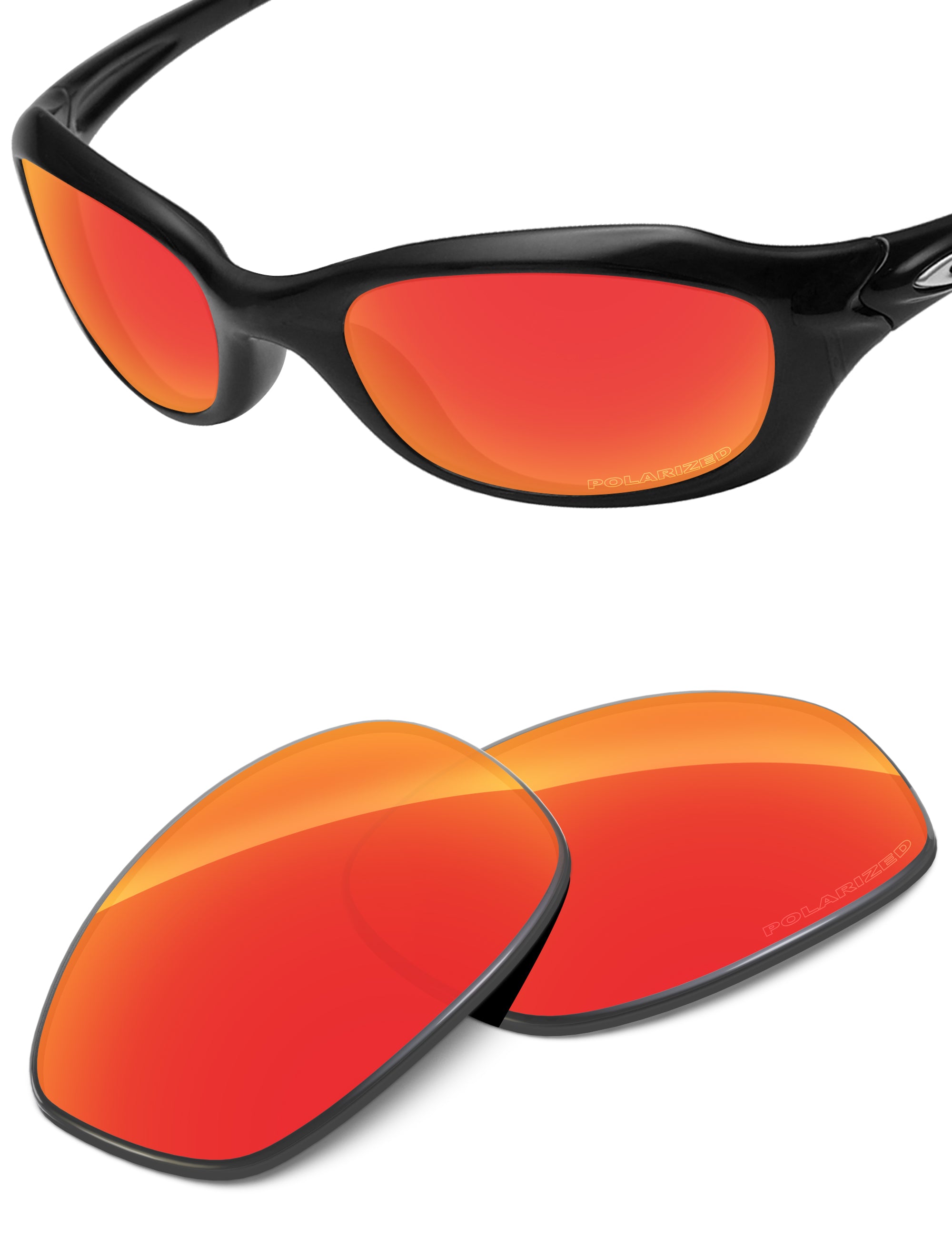 Fire Red FlashMirror™-Polarized