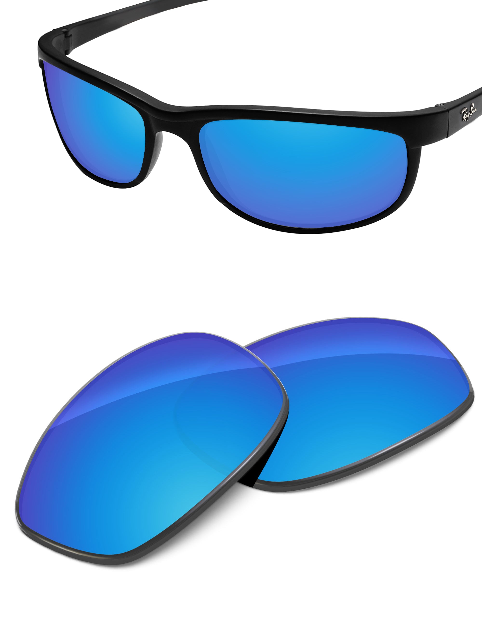 Sky Blue FlashMirror™-Non-Polarized