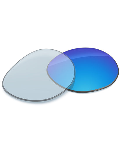 Sky Blue FlashMirror™ Photochromic-Non-Polarized