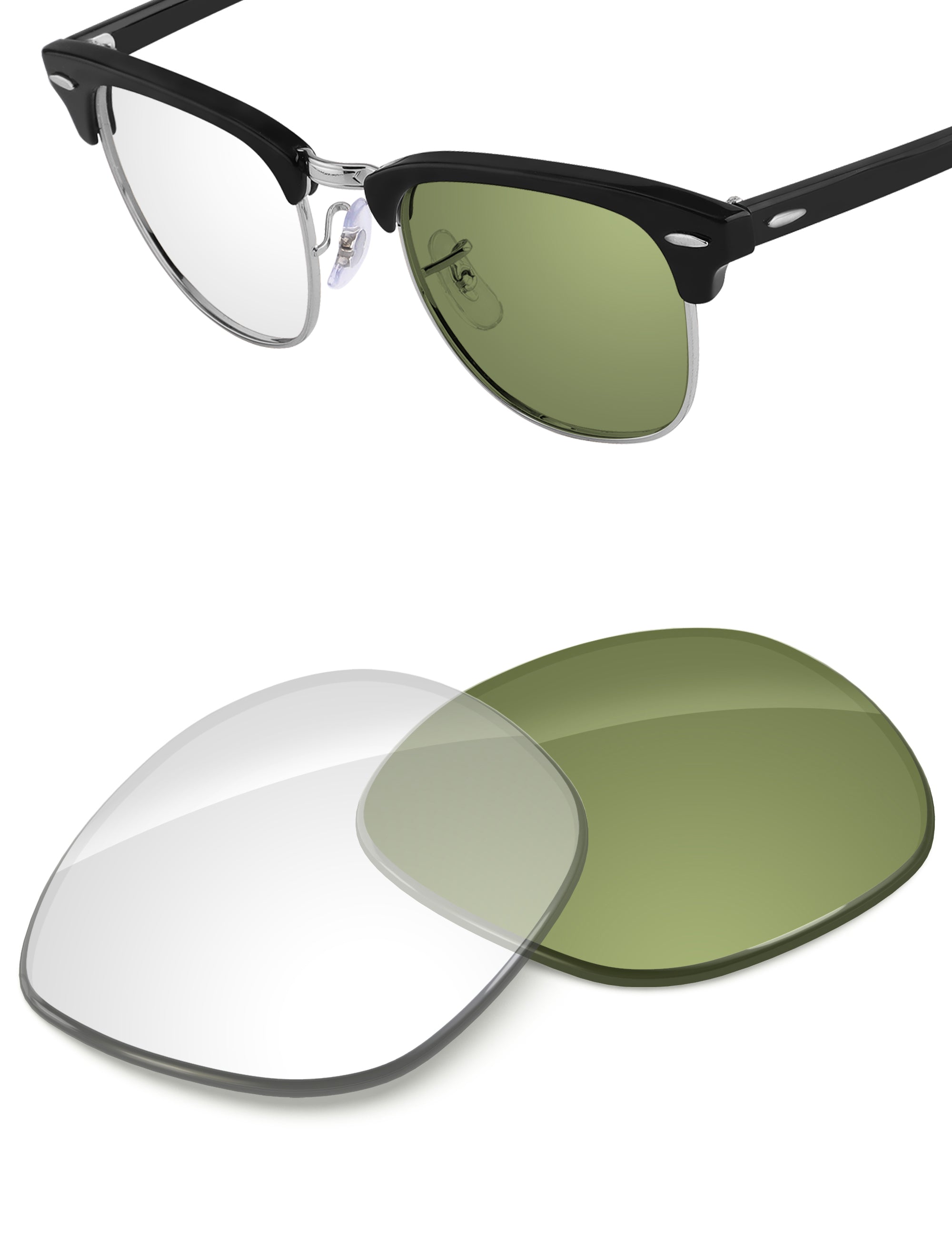 Adapt Green Photochromic Blue Light Blocking-Non-Polarized