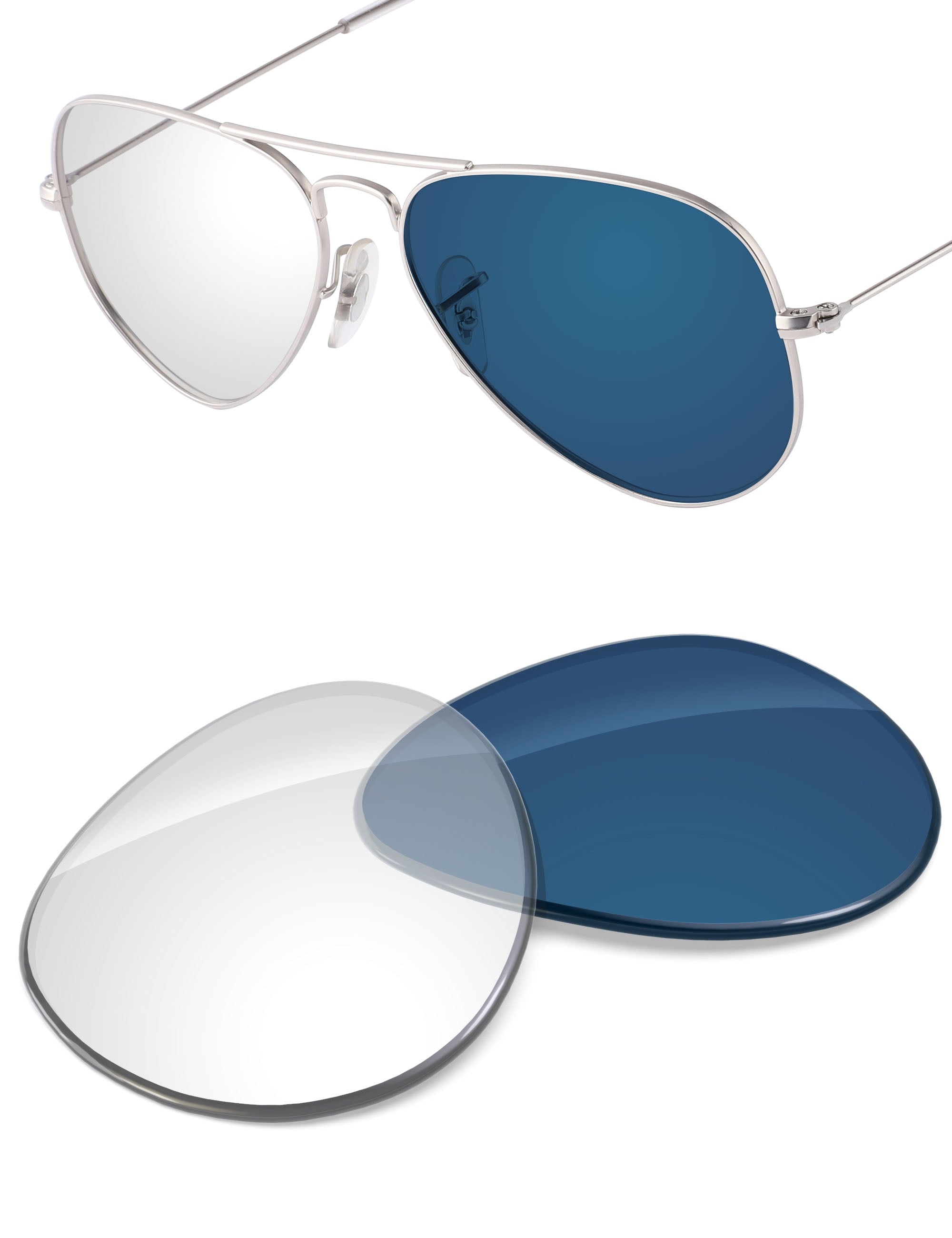 Adapt Blue Photochromic Blue Light Blocking-Non-Polarized