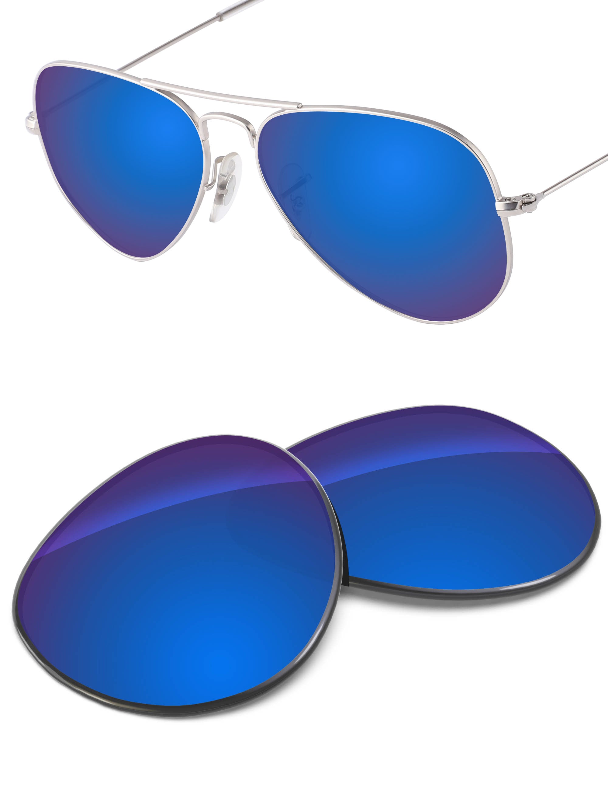 Sapphire Blue FlashMirror™-Non-Polarized