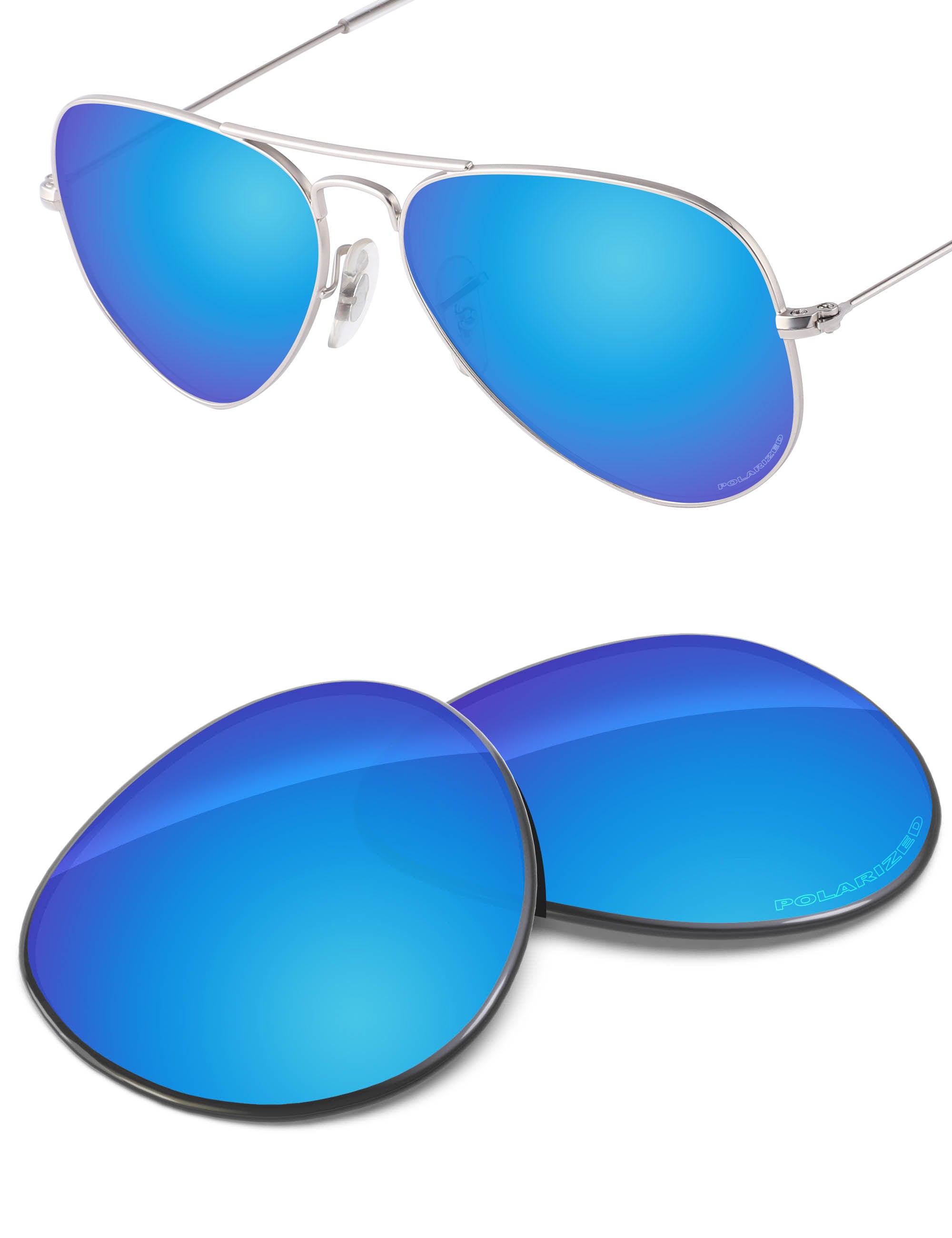 Sky Blue FlashMirror™-Polarized