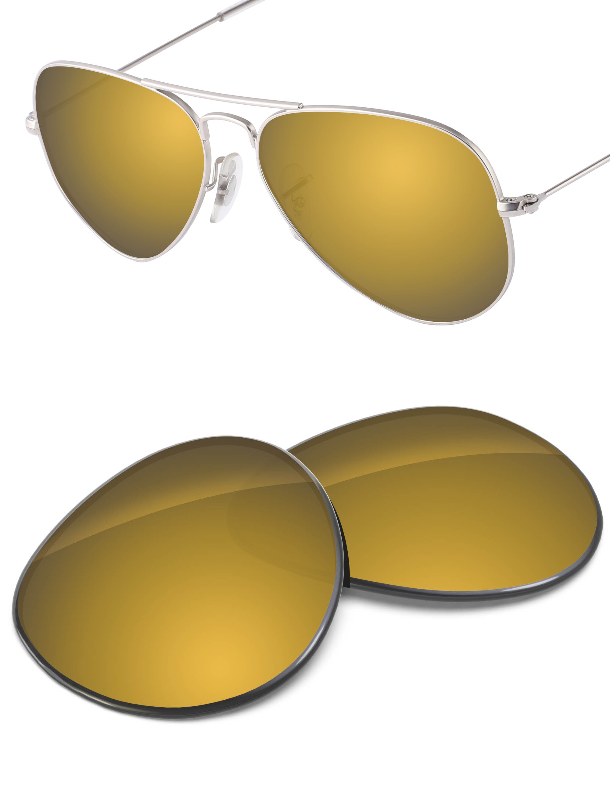 Tungsten Gold FlashMirror™-Non-Polarized