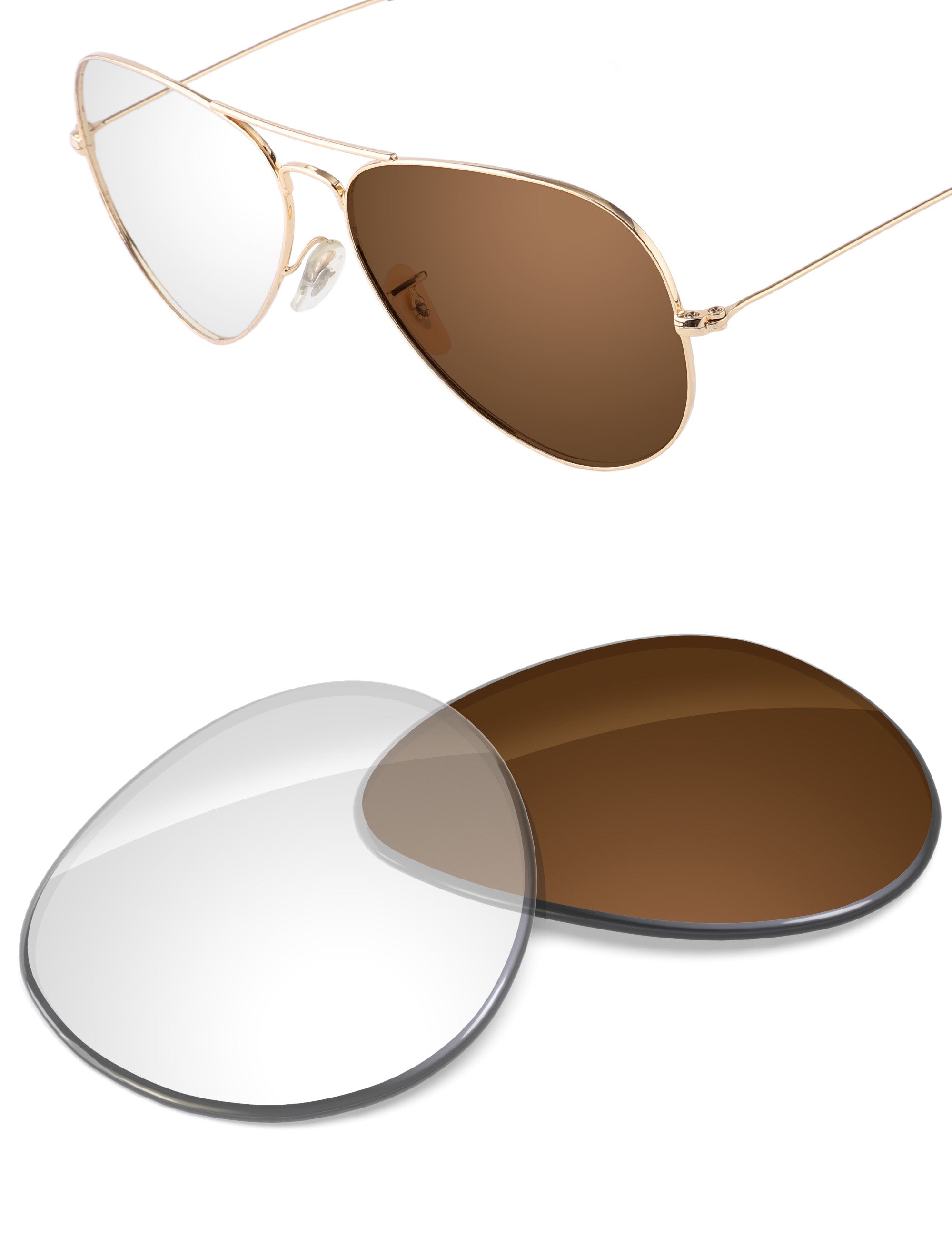 Adapt Brown Photochromic Blue Light Blocking-Non-Polarized