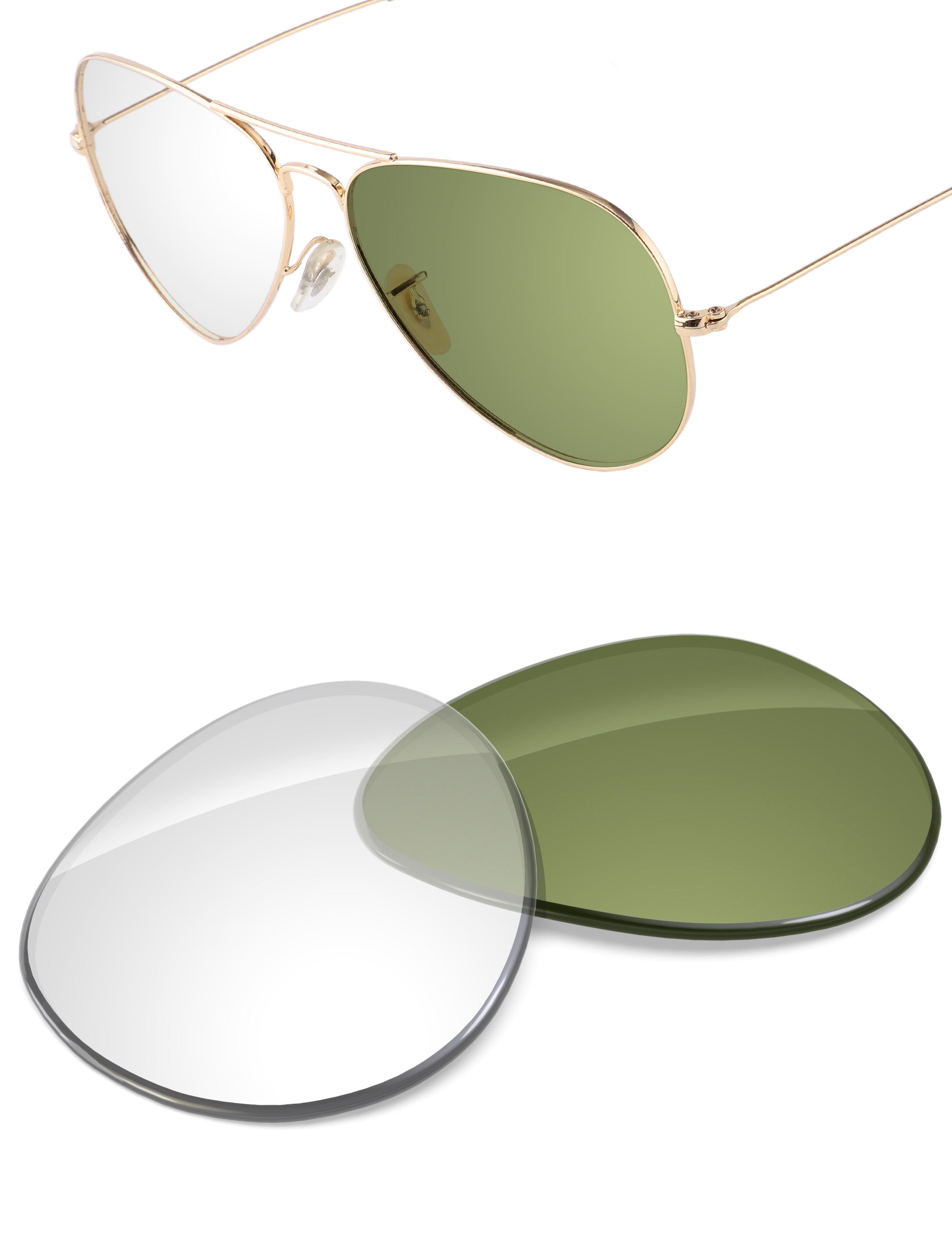 Adapt Green Photochromic Blue Light Blocking-Non-Polarized