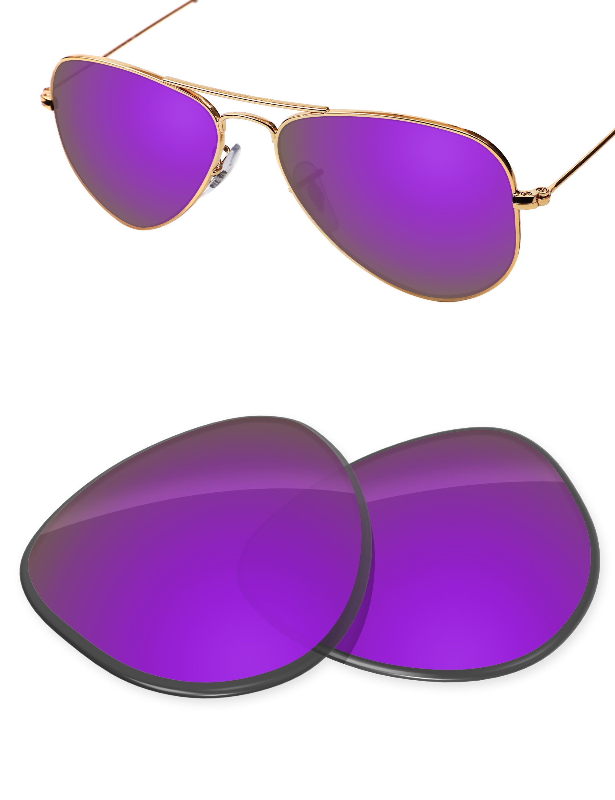 Plum Purple FlashMirror™-Non-Polarized