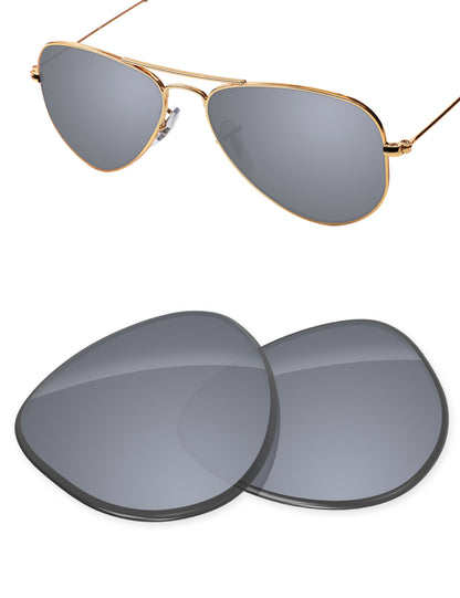 Silver Metallic FlashMirror™-Non-Polarized