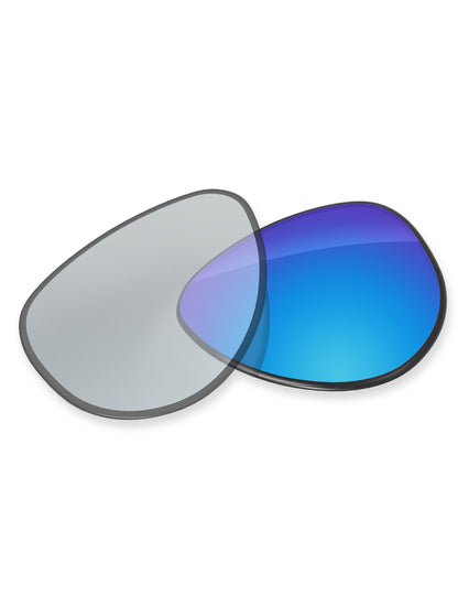 Sky Blue FlashMirror™ Photochromic-Non-Polarized