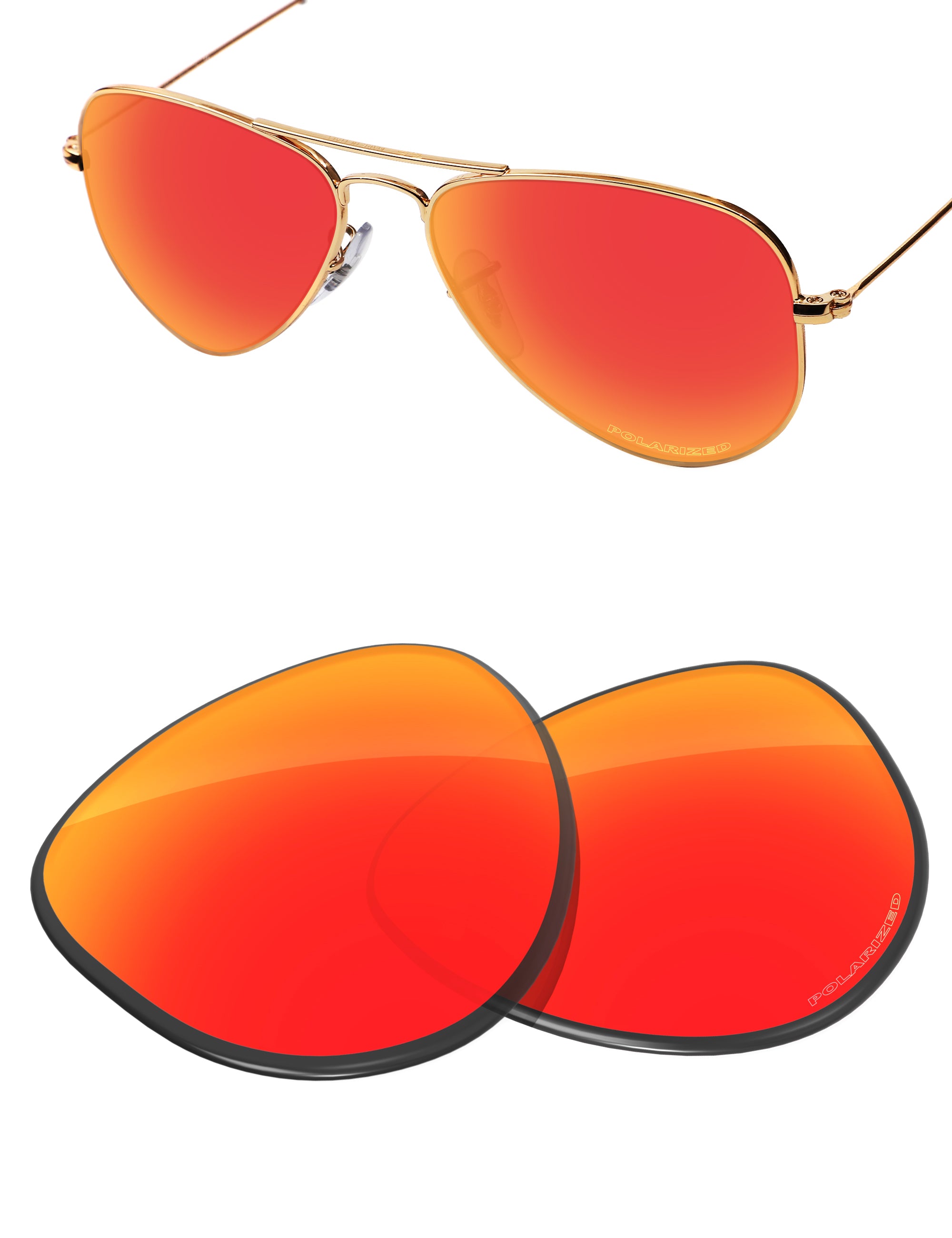 Fire Red FlashMirror™-Polarized