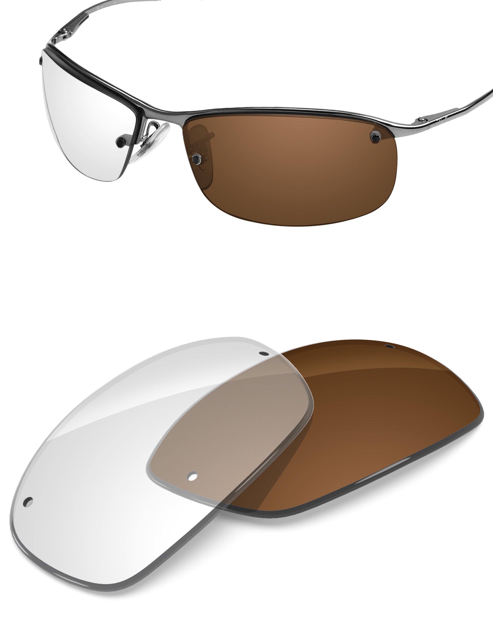 Adapt Brown Photochromic Blue Light Blocking-Non-Polarized