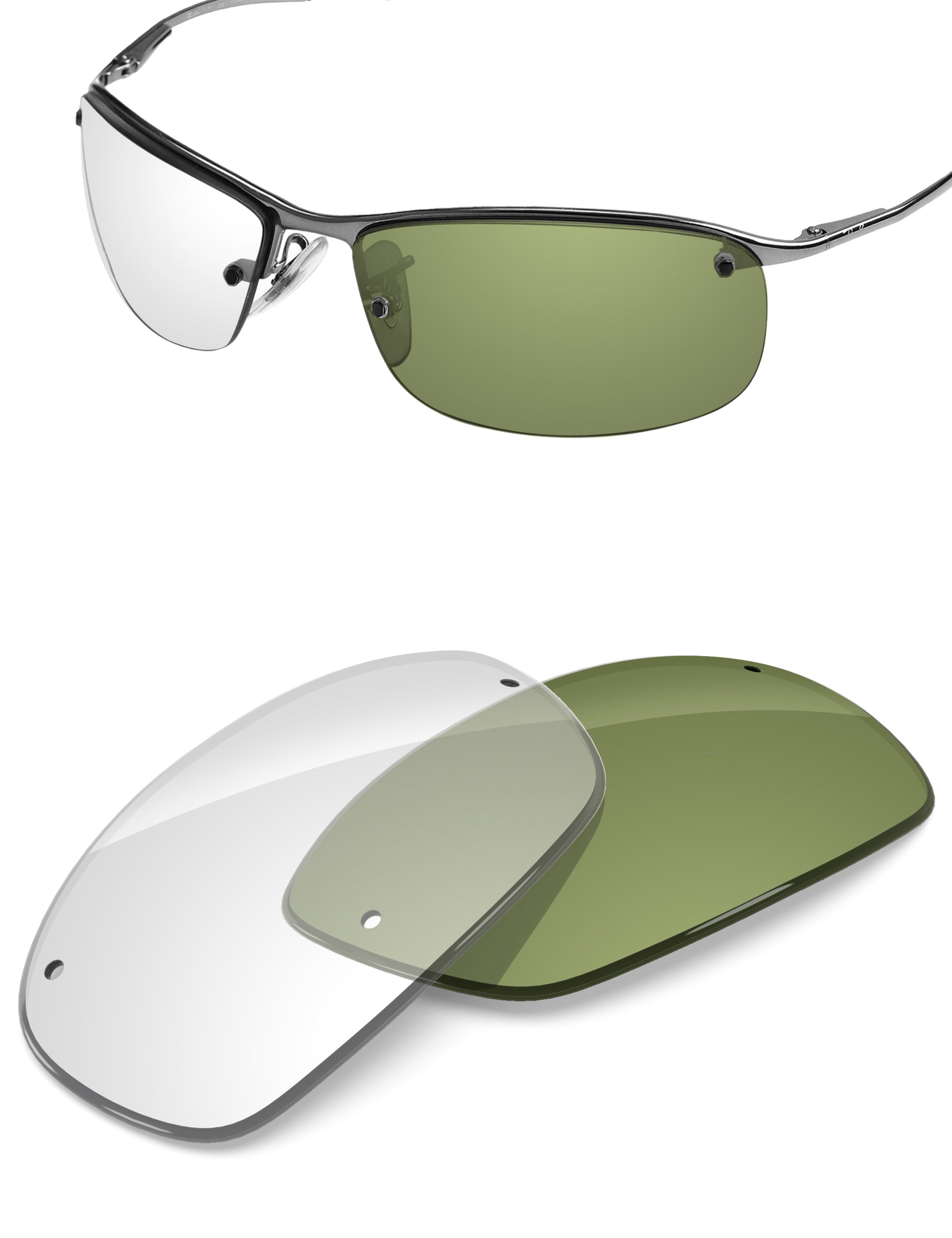 Adapt Green Photochromic Blue Light Blocking-Non-Polarized