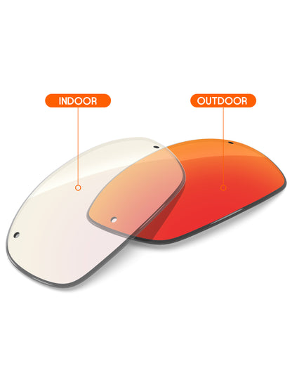 Fire Red FlashMirror™ Photochromic-Non-Polarized