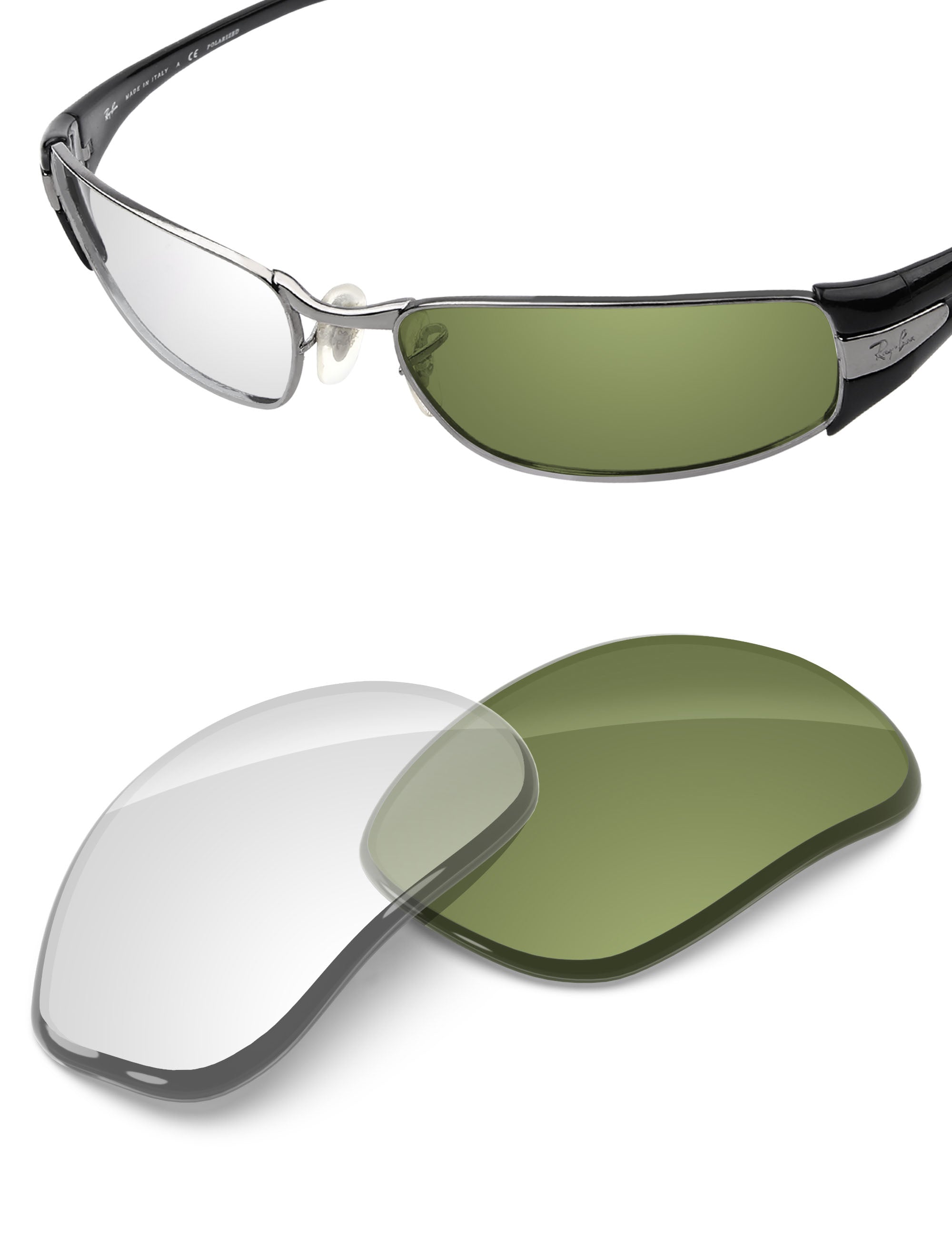 Adapt Green Photochromic Blue Light Blocking-Non-Polarized