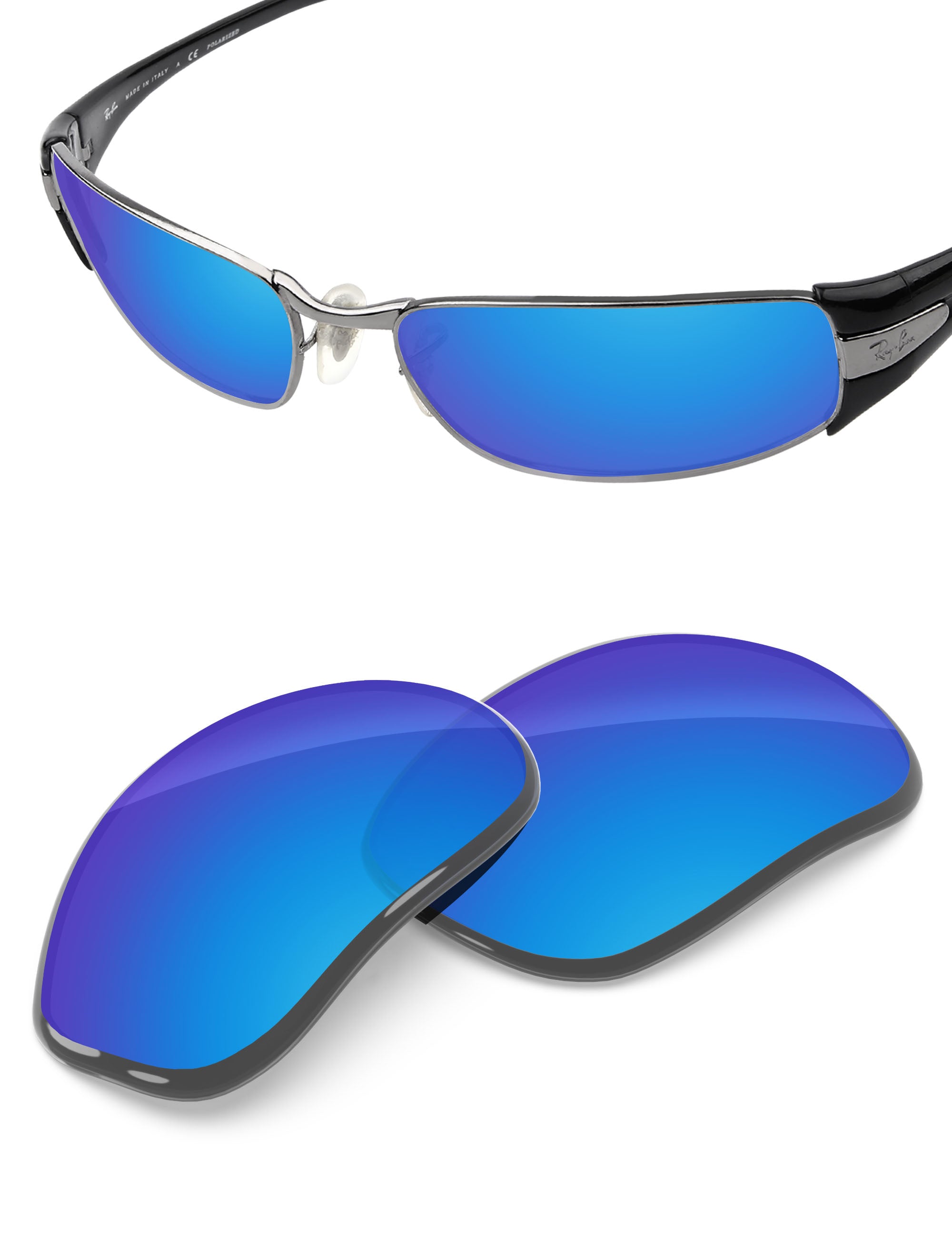 Sky Blue FlashMirror™-Non-Polarized