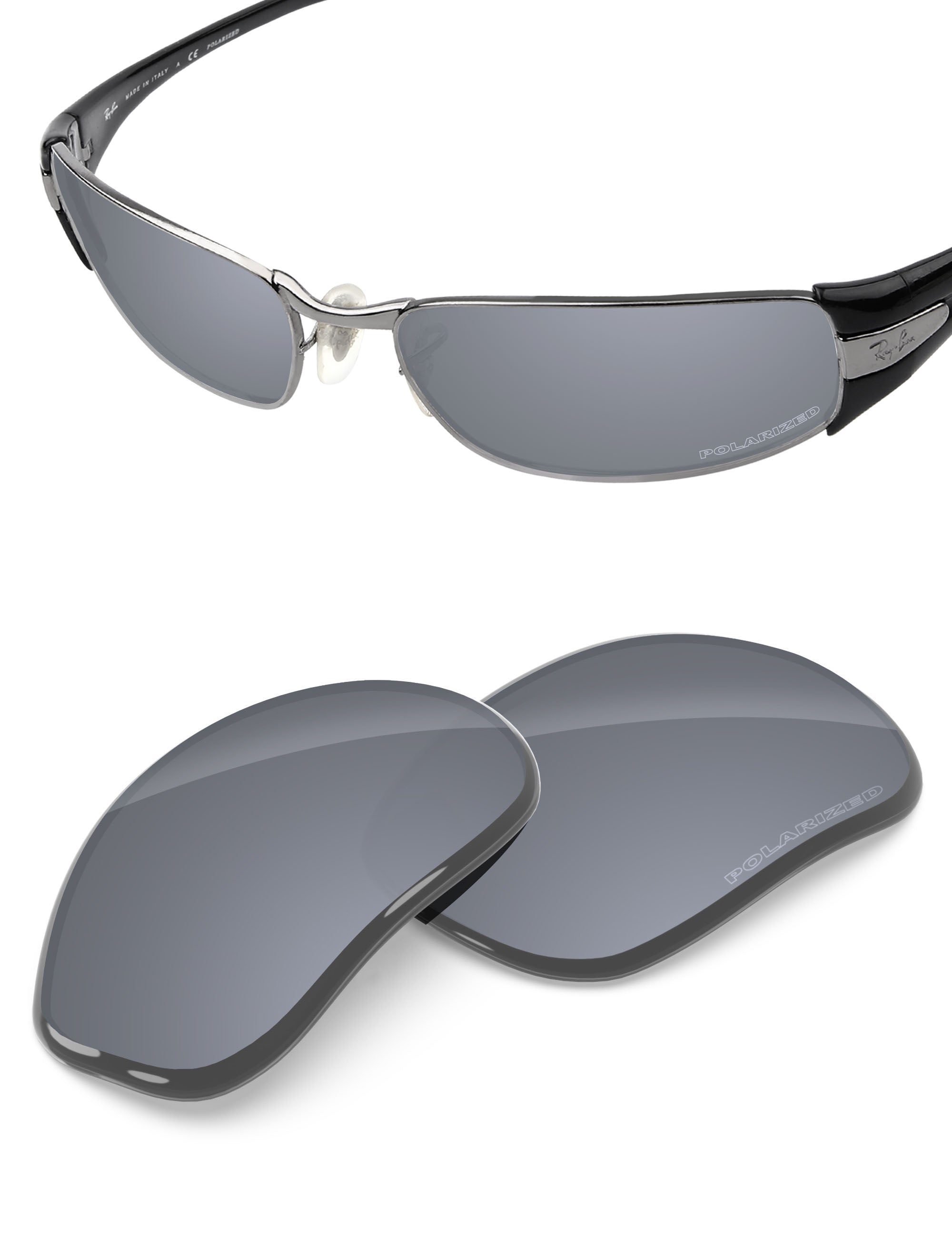 Silver Metallic FlashMirror™-Polarized