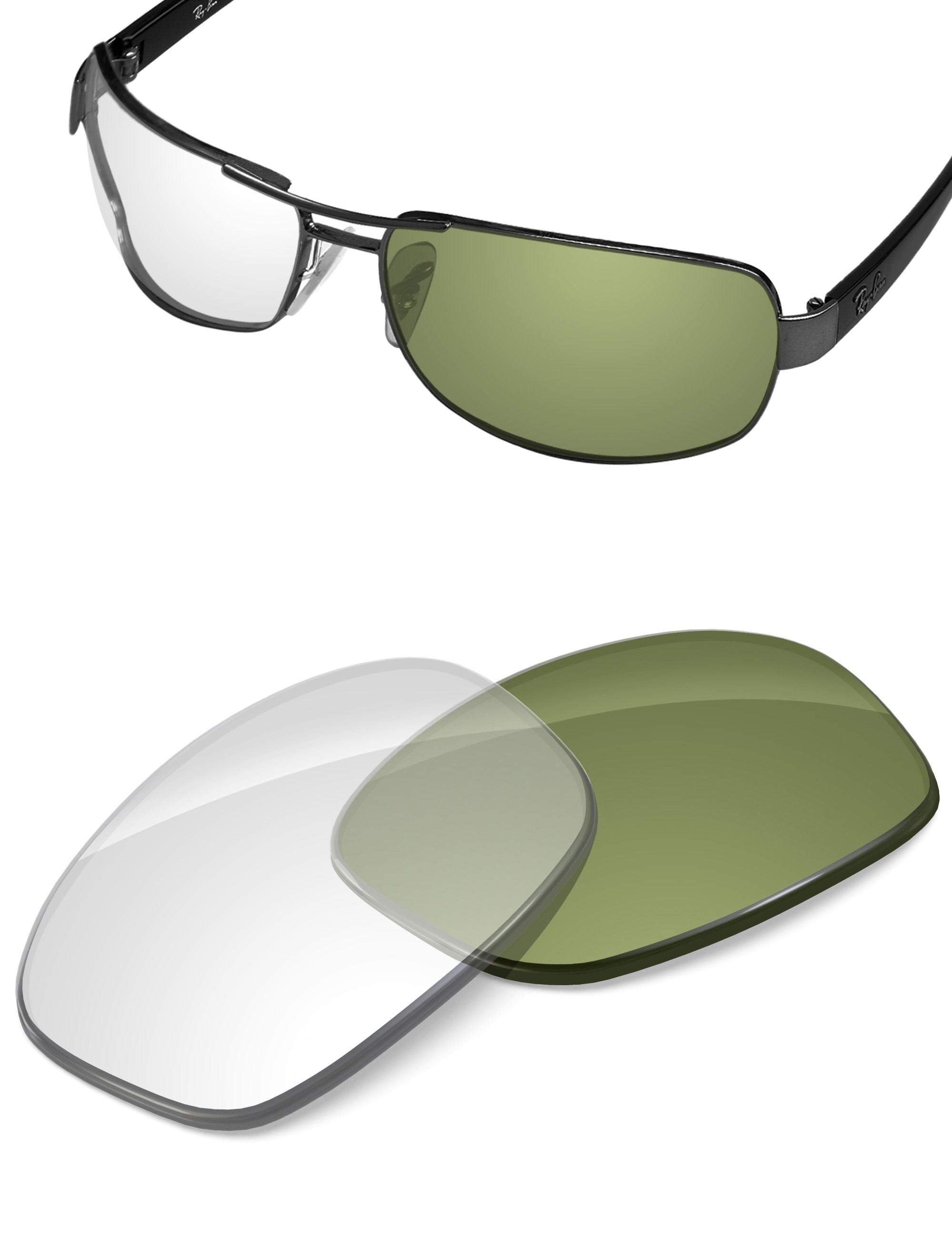 Adapt Green Photochromic Blue Light Blocking-Non-Polarized