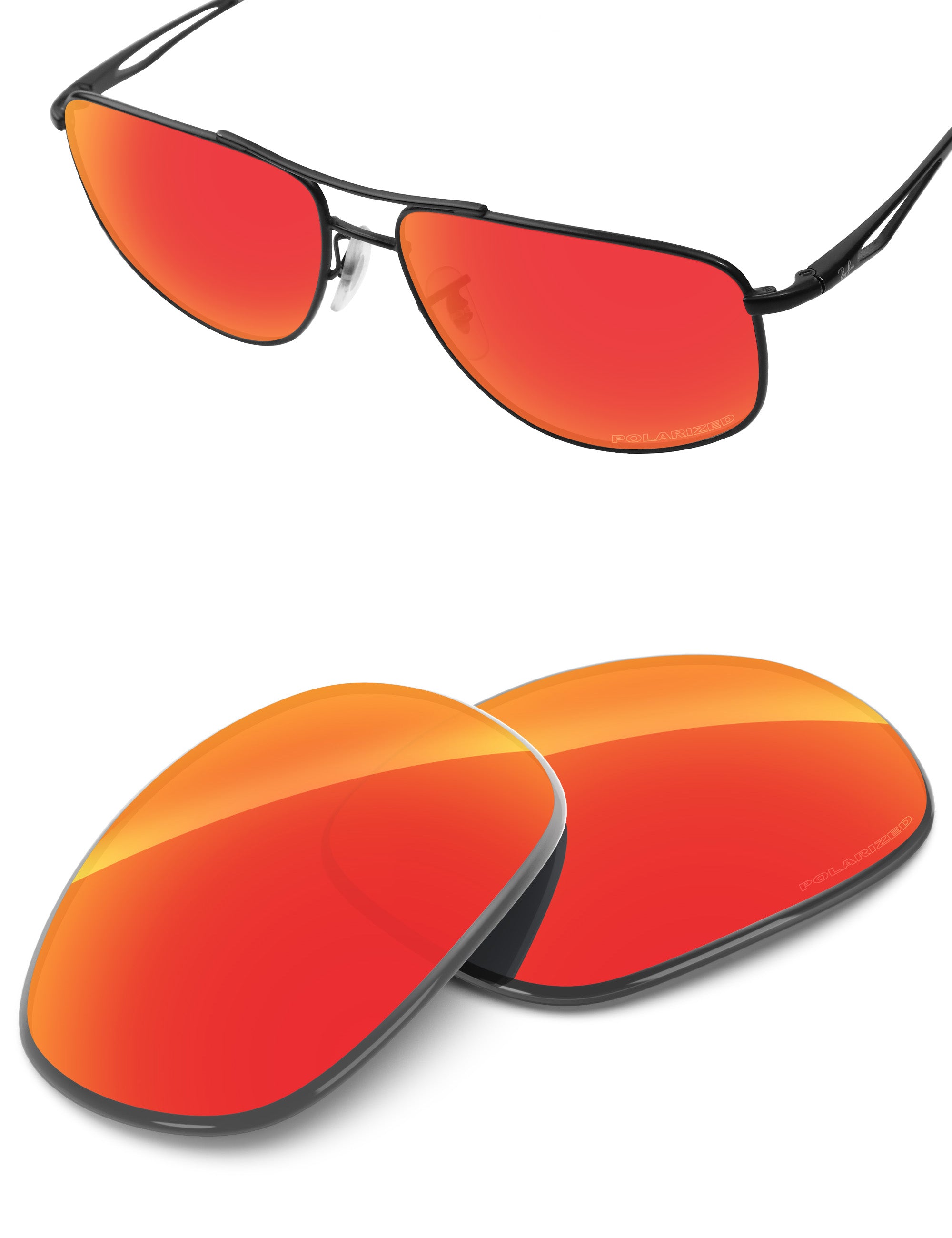 Fire Red FlashMirror™-Polarized