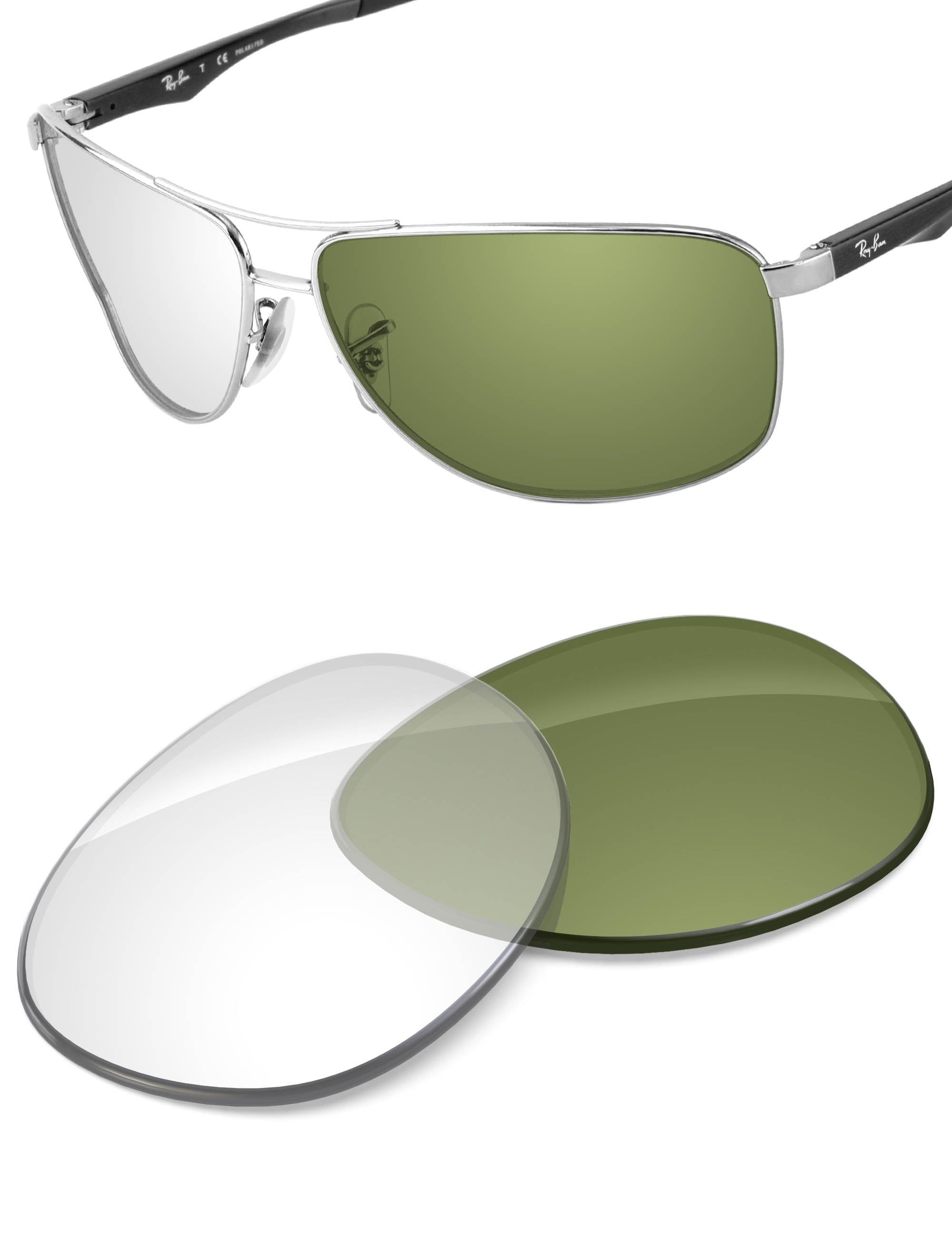 Adapt Green Photochromic Blue Light Blocking-Non-Polarized