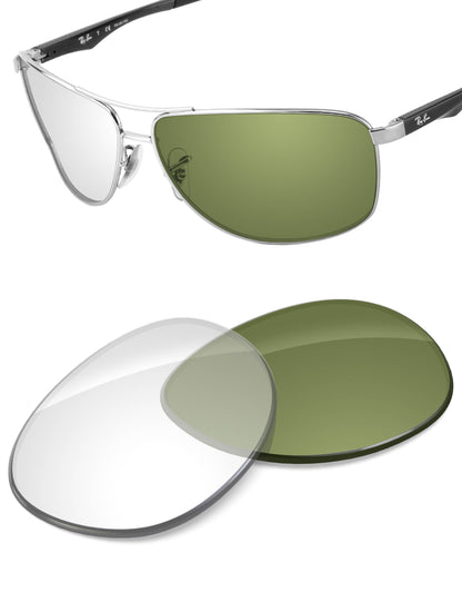 Adapt Green Photochromic Blue Light Blocking-Non-Polarized