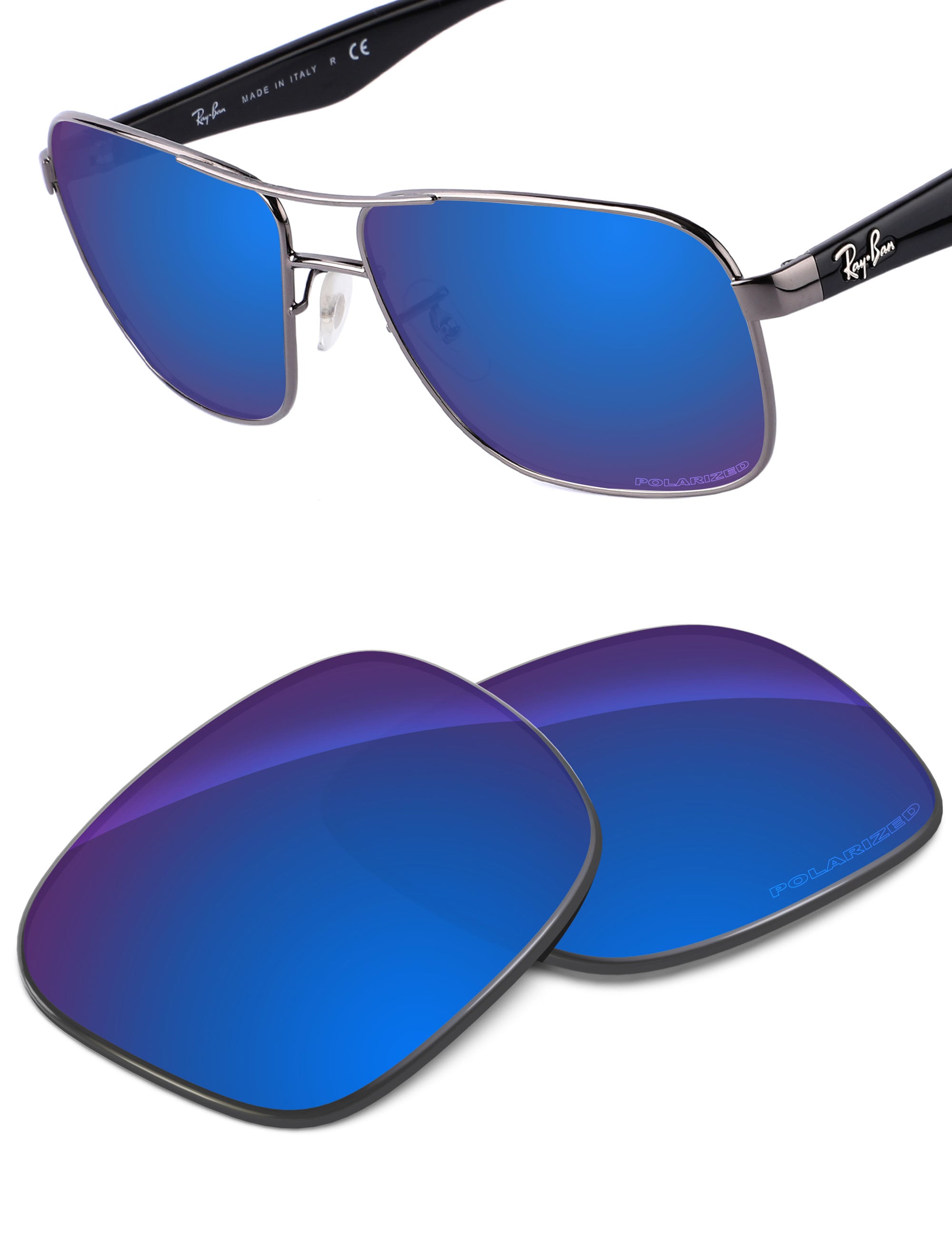 Sapphire Blue FlashMirror™-Polarized