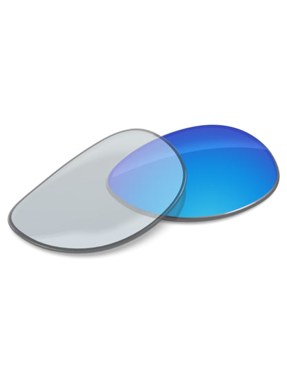 Sky Blue FlashMirror™ Photochromic-Non-Polarized