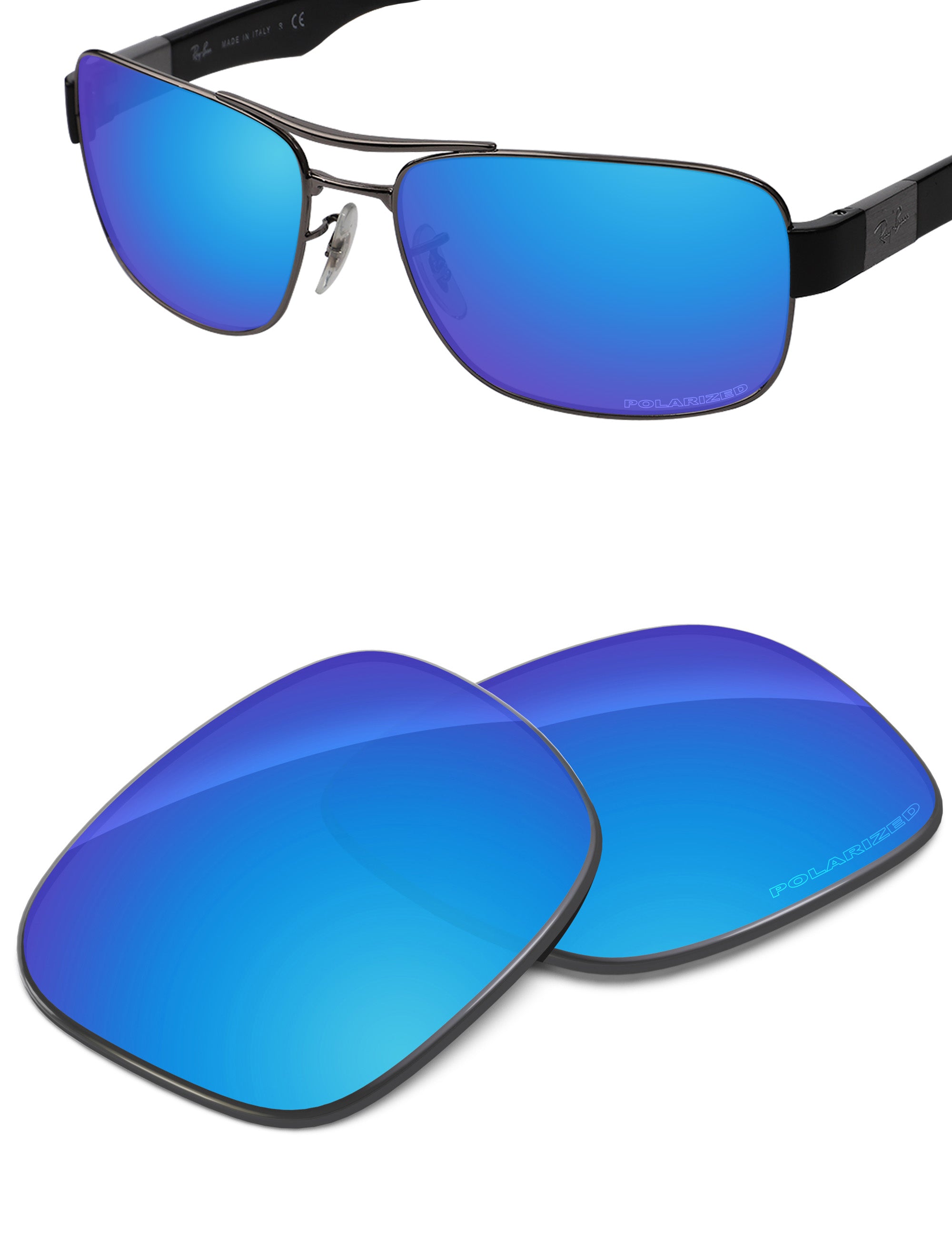 Sky Blue FlashMirror™-Polarized