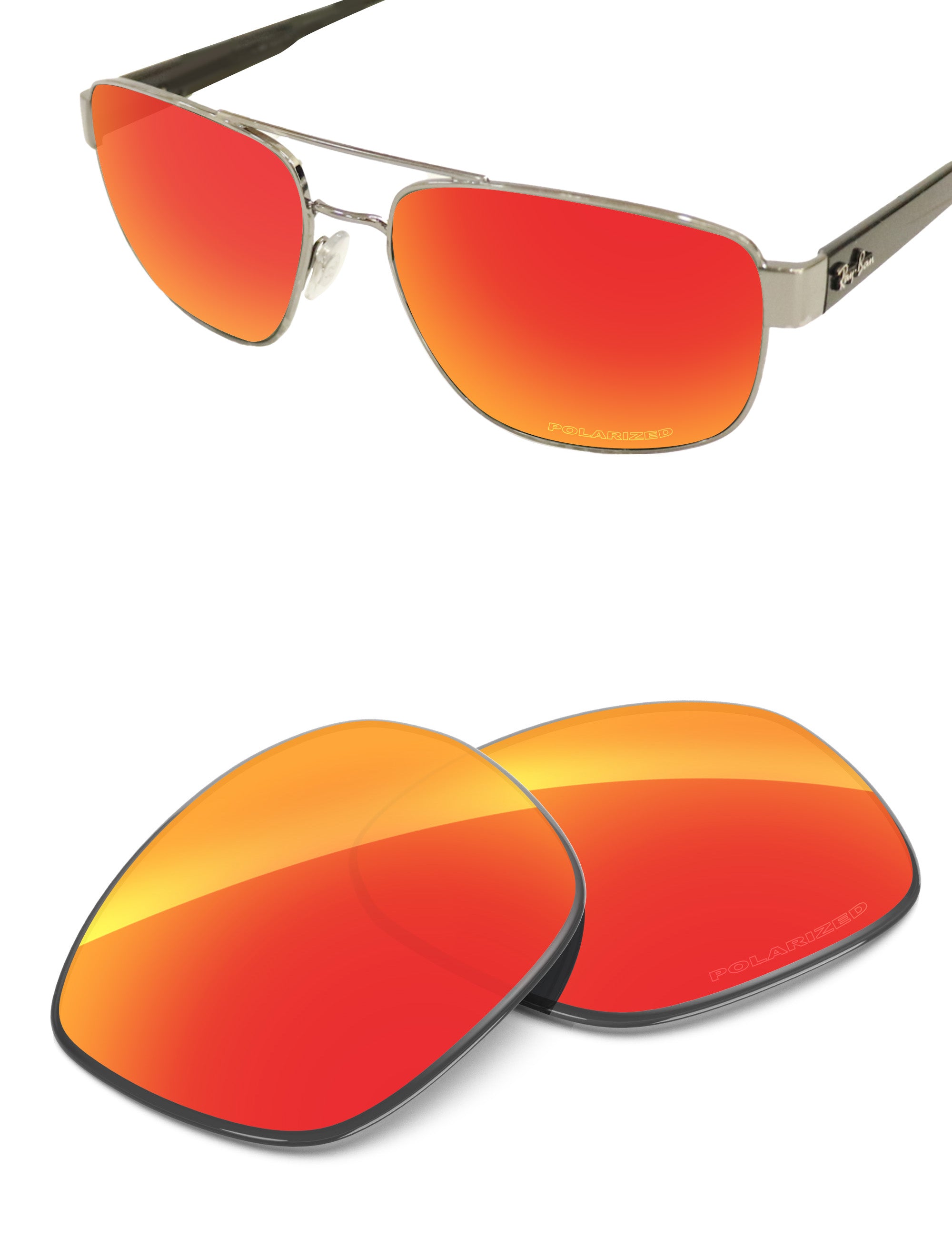 Fire Red FlashMirror™-Polarized