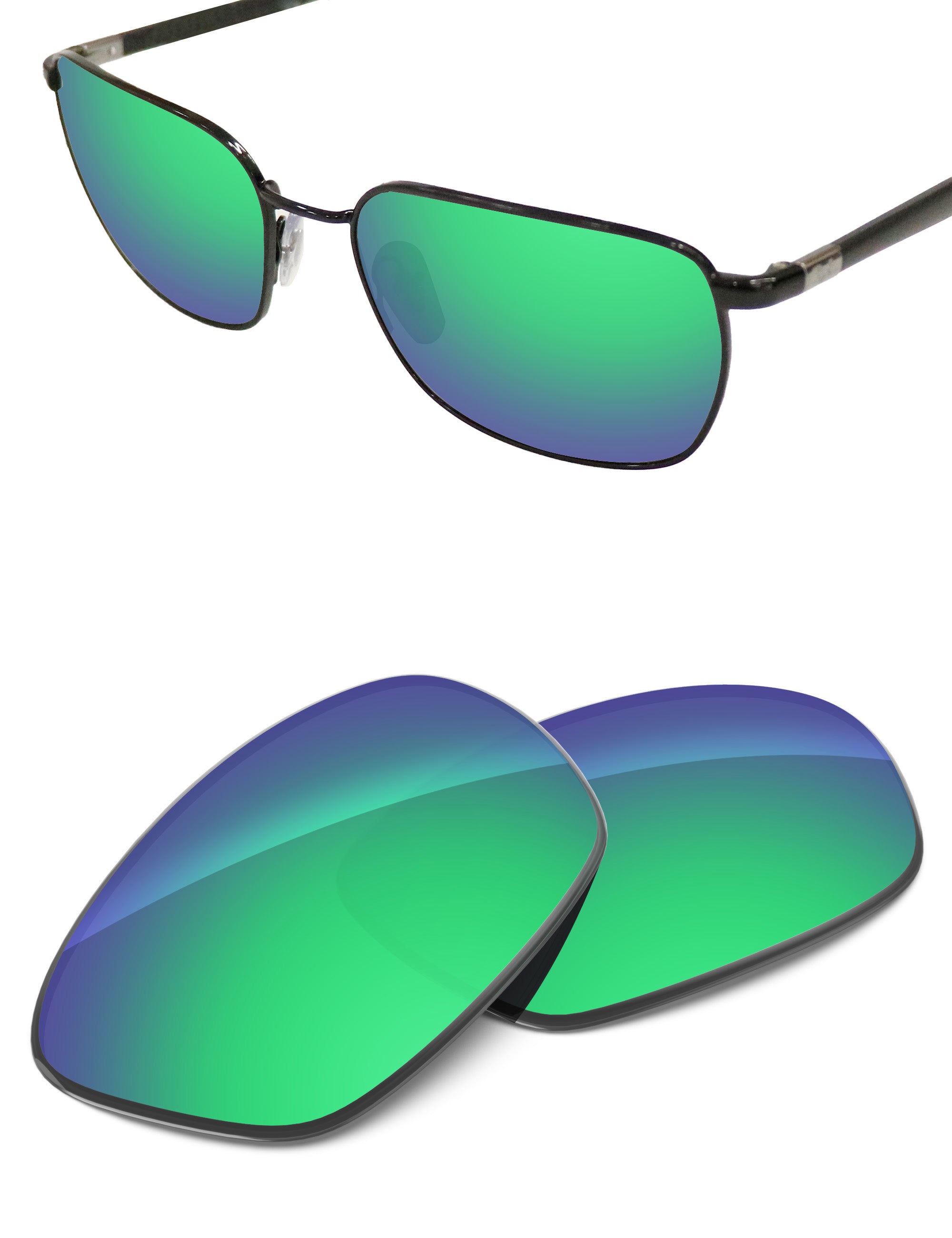 Emerald Green FlashMirror™-Non-Polarized