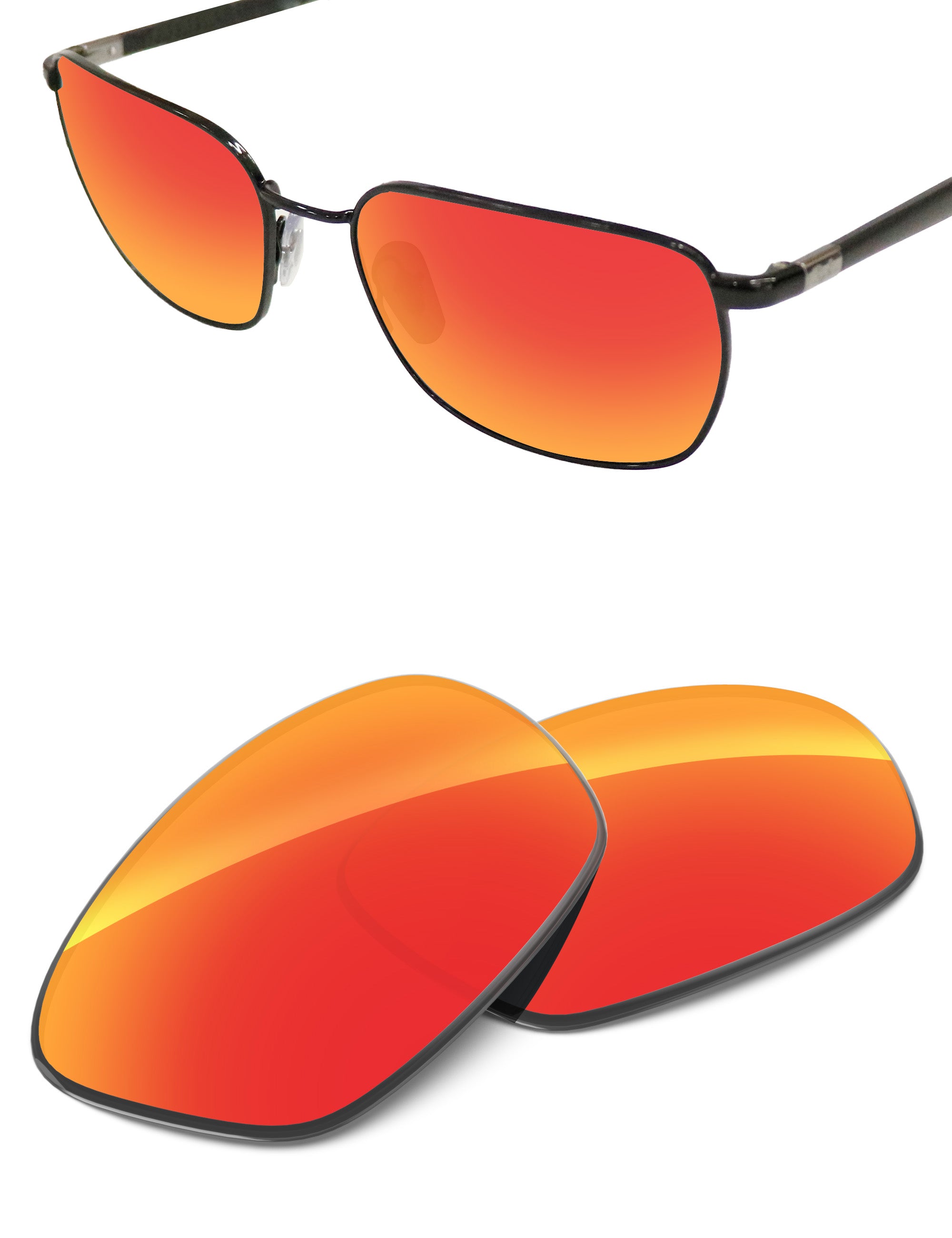 Fire Red FlashMirror™-Non-Polarized
