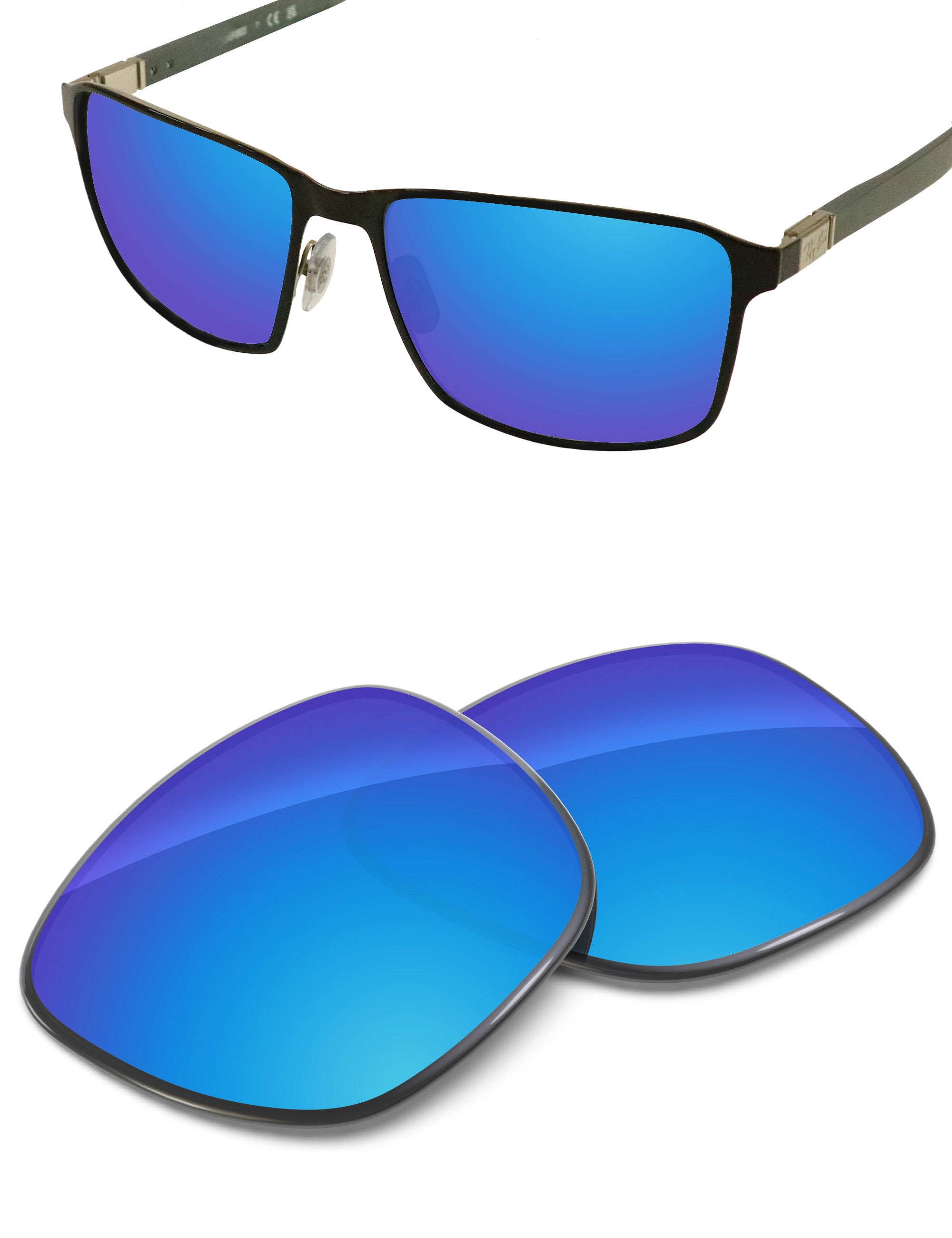 Sky Blue FlashMirror™-Non-Polarized