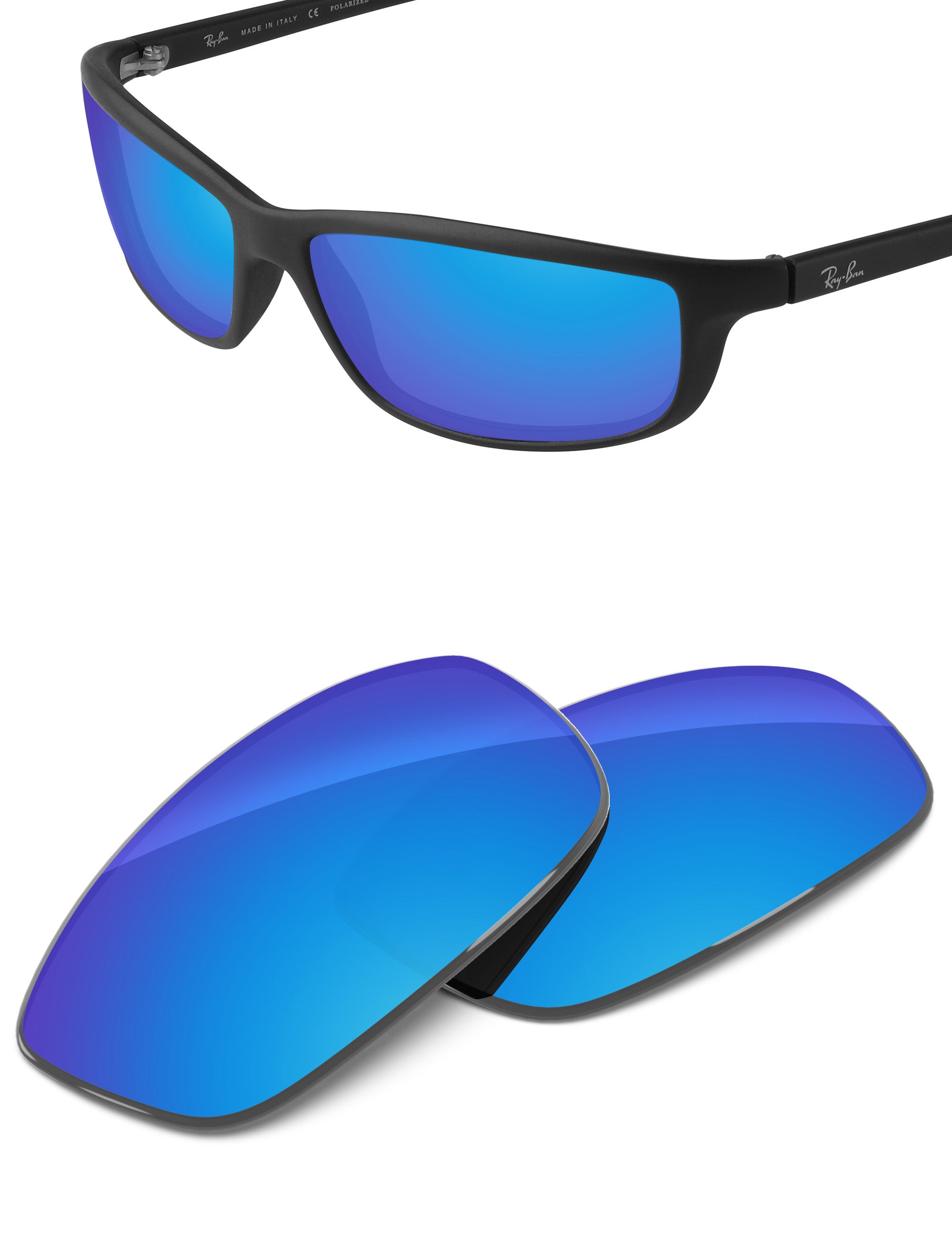 Sky Blue FlashMirror™-Non-Polarized