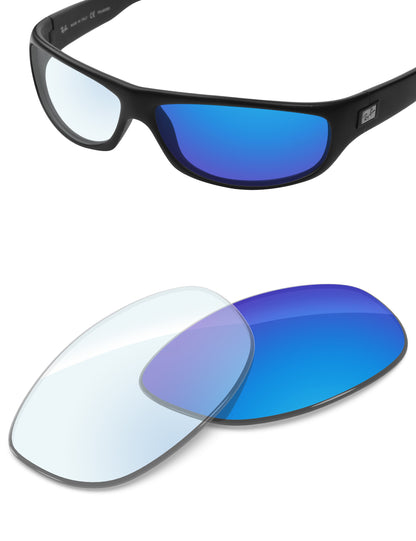 Sky Blue FlashMirror™ Photochromic-Non-Polarized